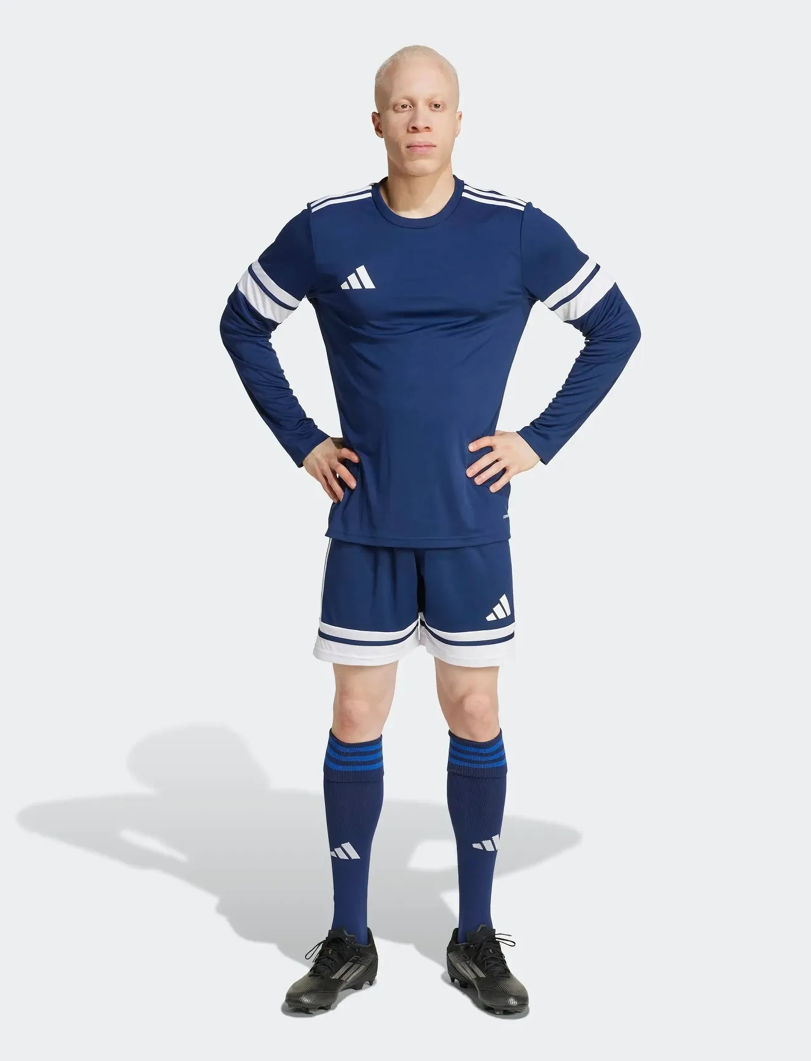 adidas Performance SQUA25 JSY LM - Tänavastiil - TENABL/WHITE / blue