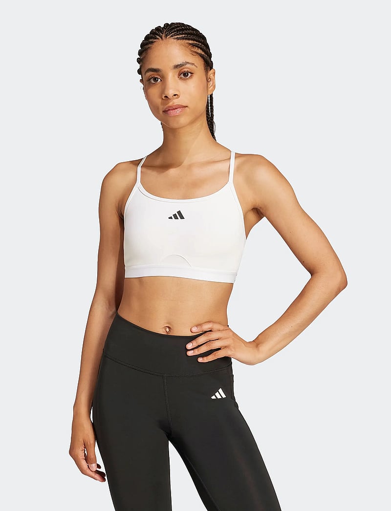 adidas Performance - AERCT LS BRA - sports-bh'er - white - 0