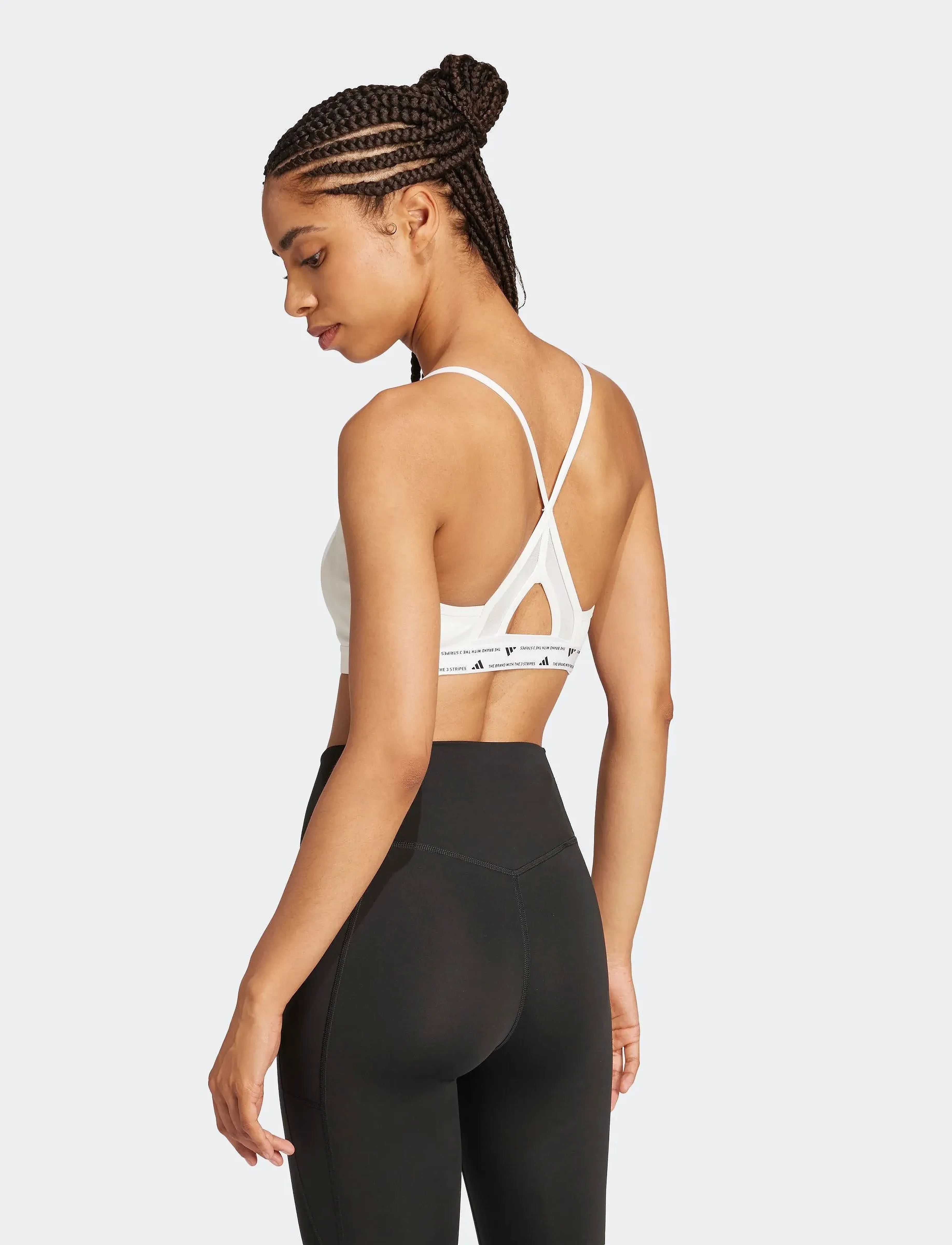adidas Performance - AERCT LS BRA - sport-bhs - white - 4