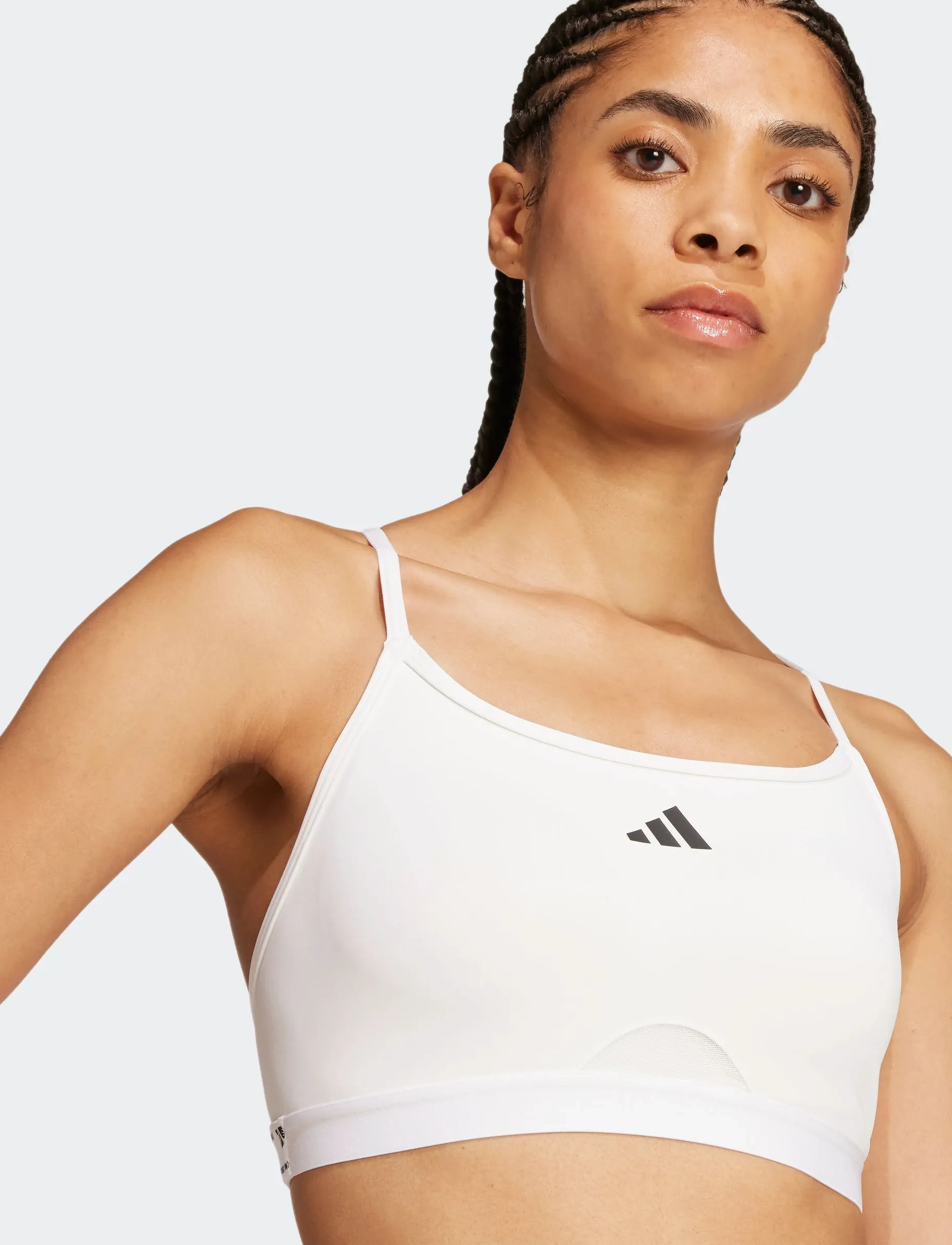 adidas Performance - AERCT LS BRA - sport-bhs - white - 5