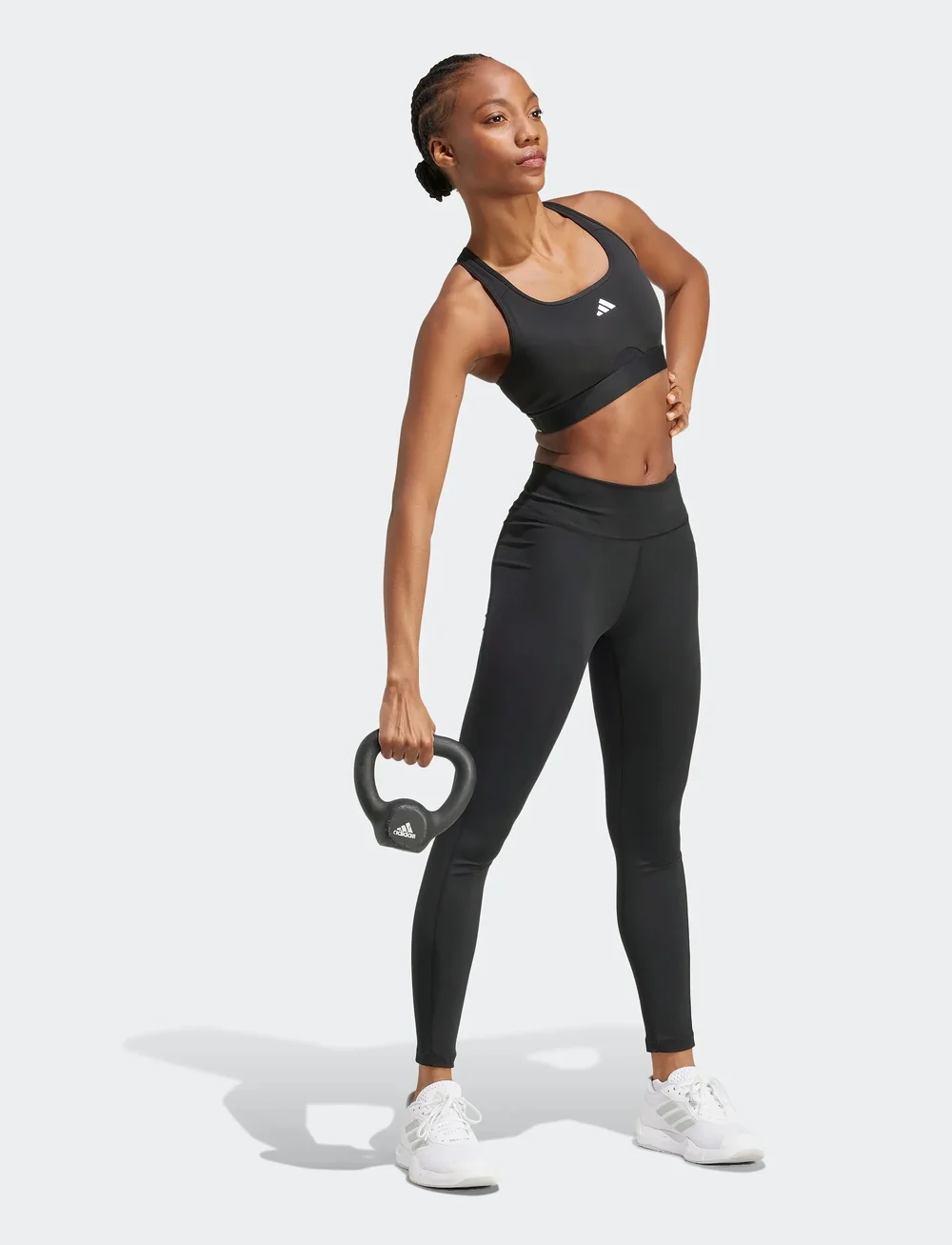 adidas Performance - PWRCT BRA - leichter halt - black - 3