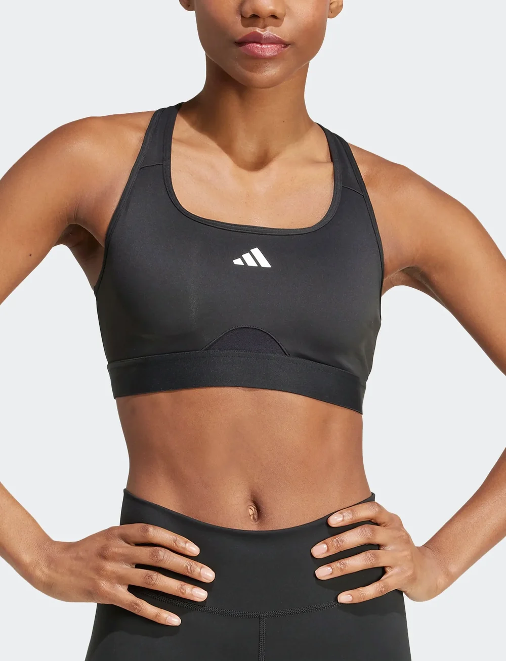 adidas Performance - PWRCT BRA - leichter halt - black - 5