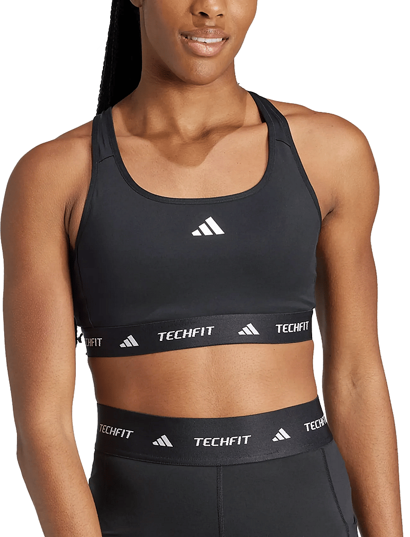 adidas Performance - TF BRA - sport brjóstahaldarar: miðlungs stuðningur - black - 0
