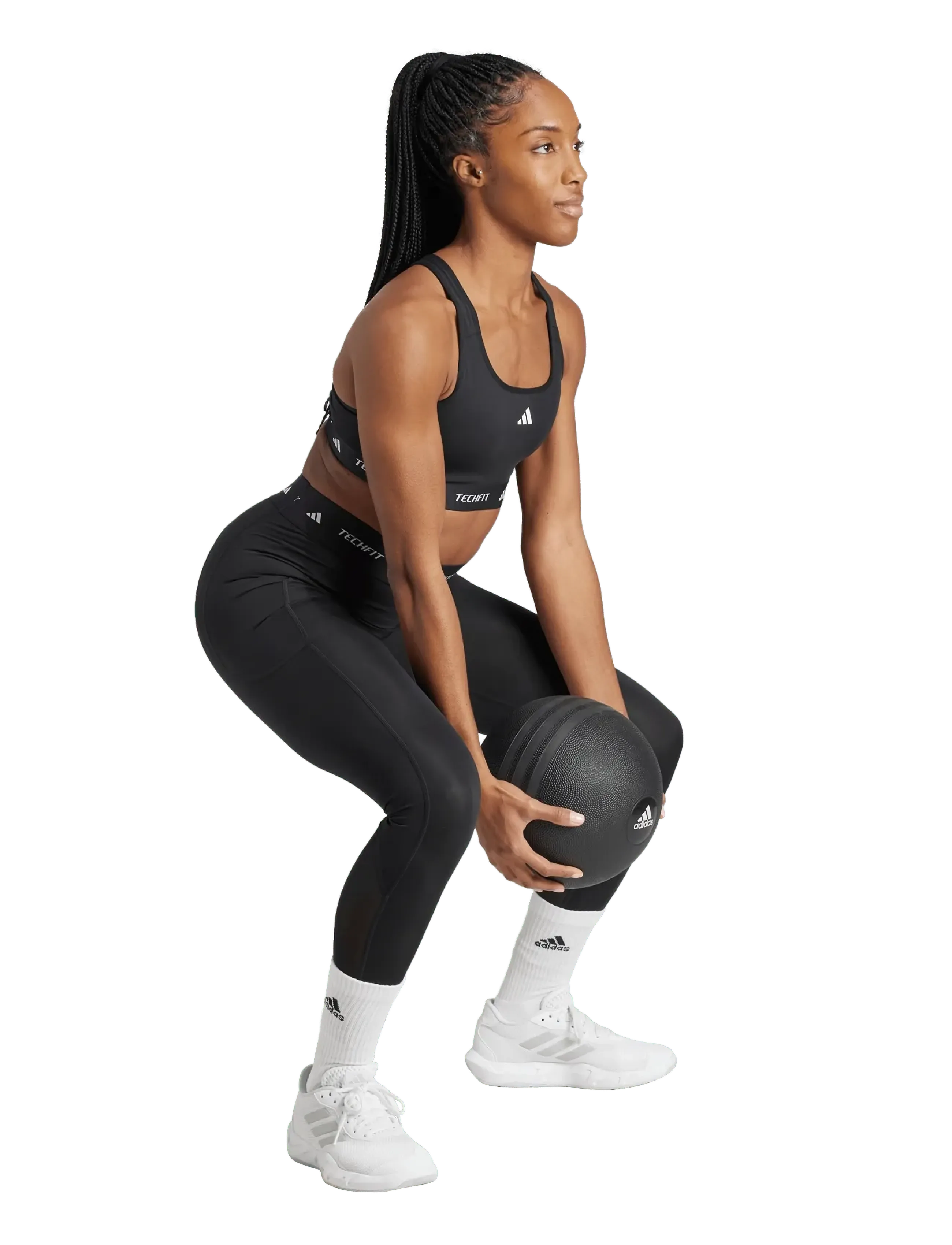 adidas Performance - TF BRA - medium støtte - black - 3