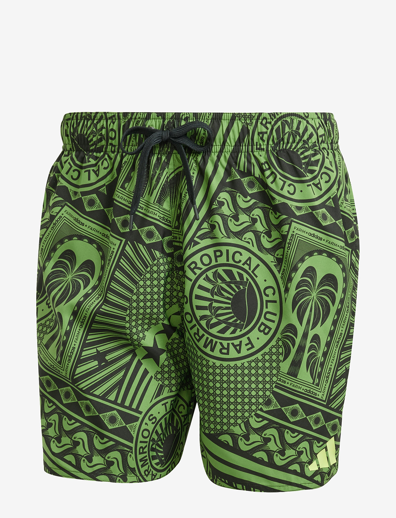 adidas Performance - FARM SWIMSHORT - badehosen - cregrn/black/semspa - 1