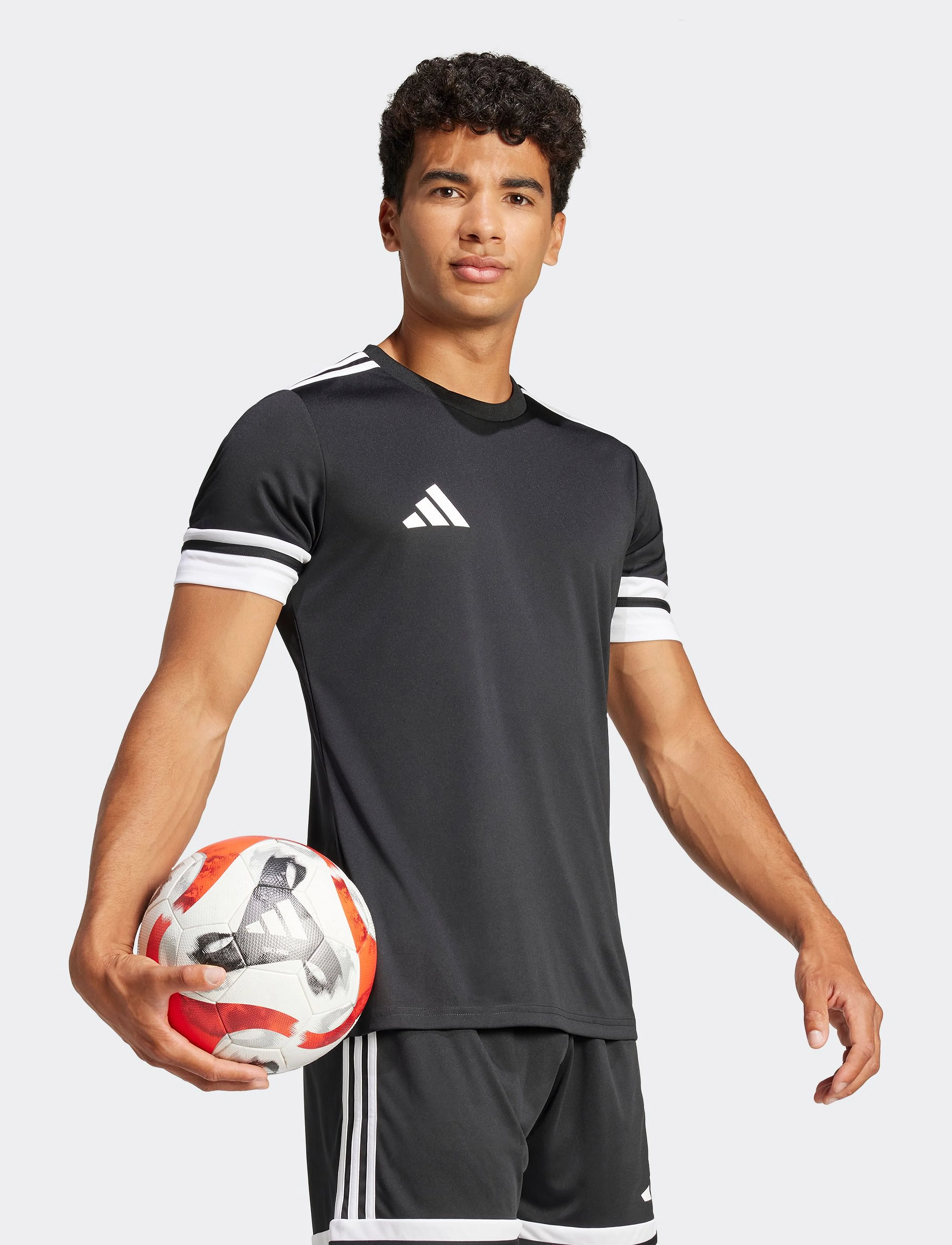 adidas Performance Squa25 Jsy M, XXL, Sport Oberteile, Schwarz - T-shirts, Männerswear