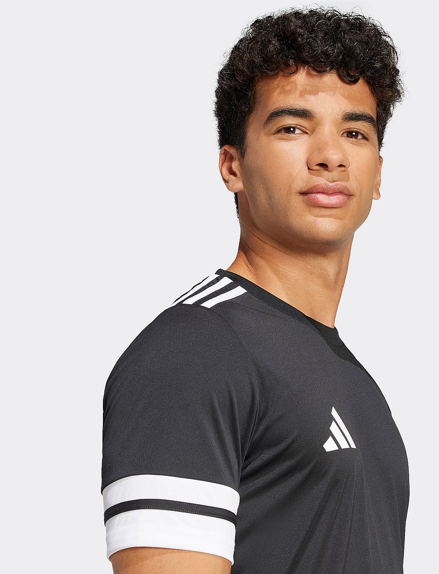 adidas Performance - SQUA25 JSY M - t-shirts - black/white - 4