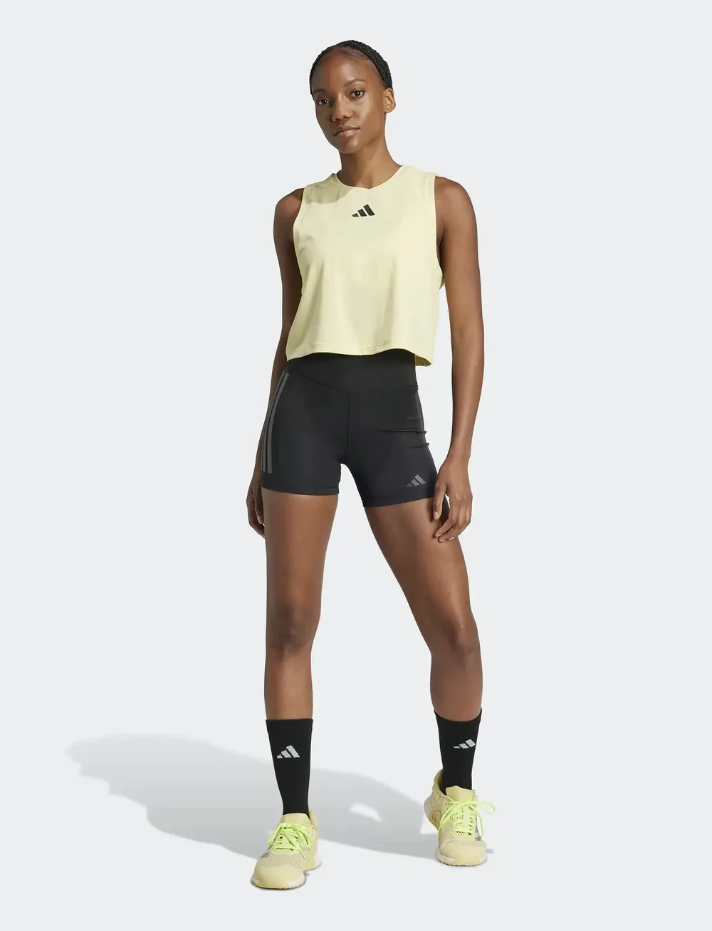 adidas Performance - OPT 3S 1/4 - treeningretuusid - black - 2