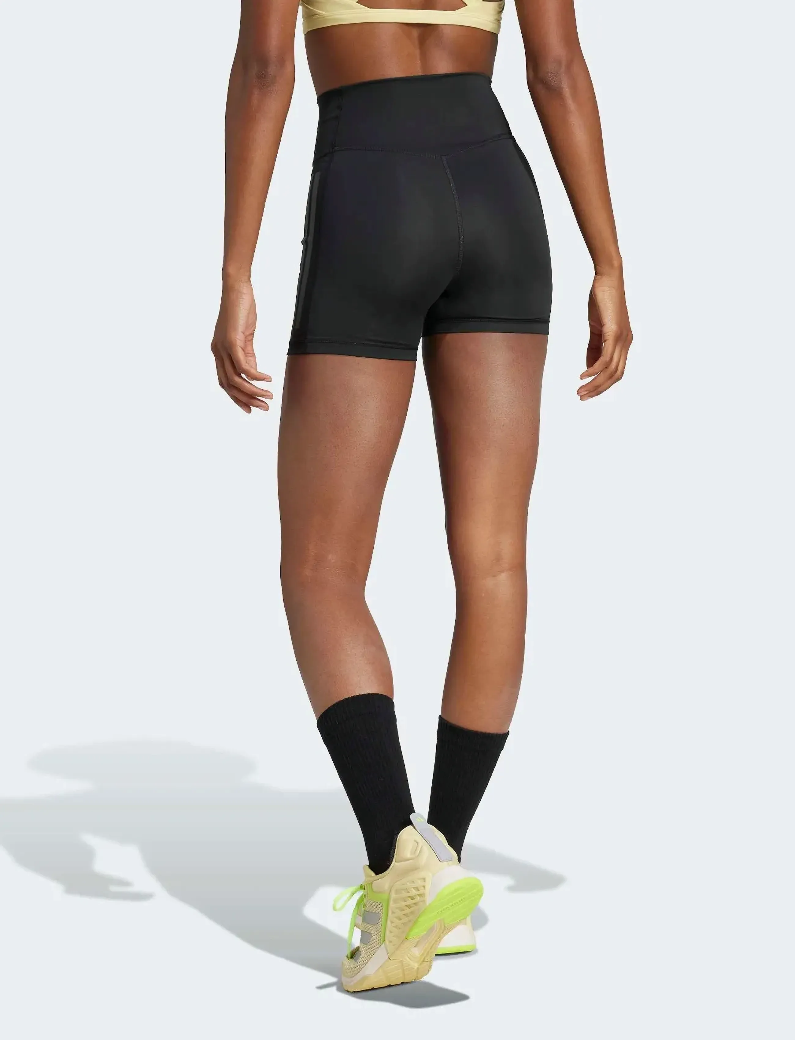 adidas Performance - OPT 3S 1/4 - træningstights & løbetights - black - 5