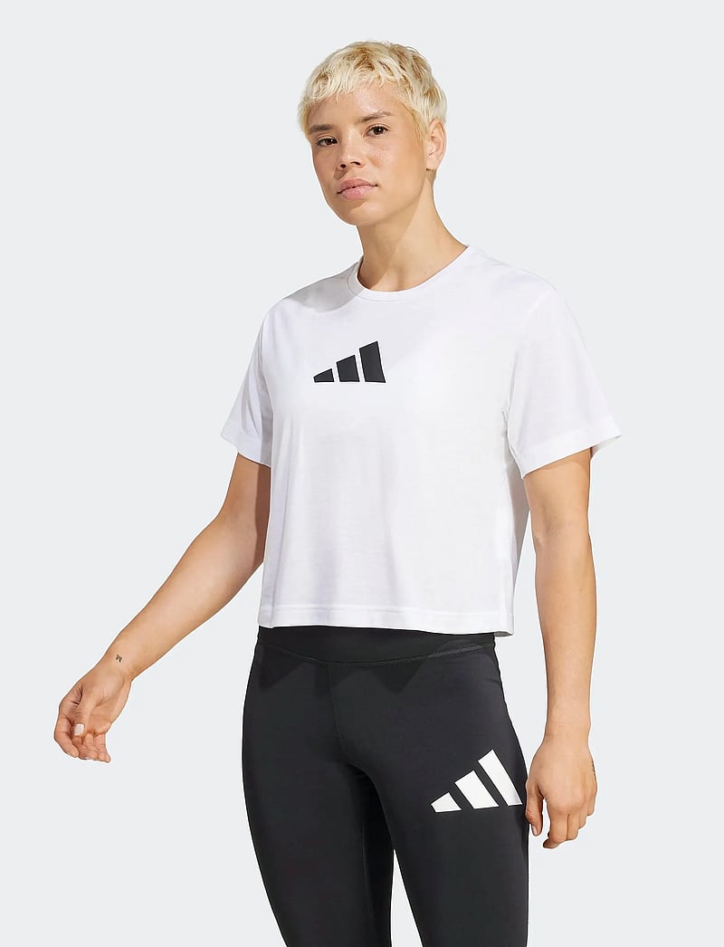adidas Performance - WE BL TEE - t-shirts - white - 2