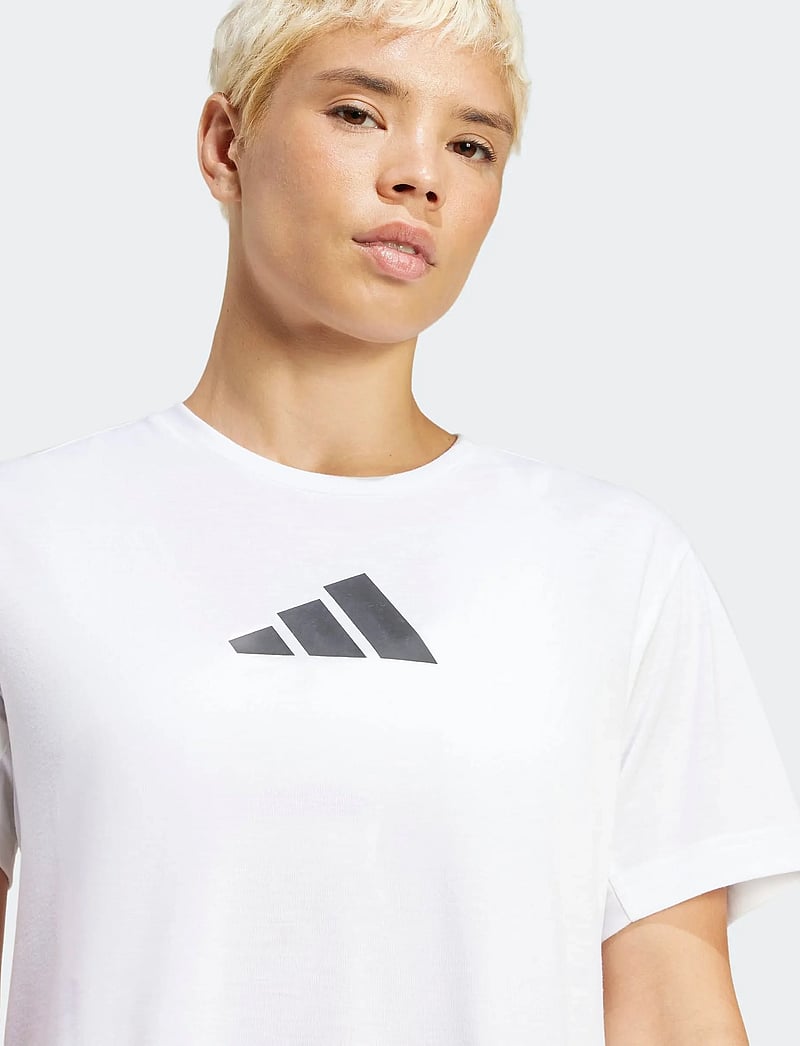 adidas Performance - WE BL TEE - t-shirts - white - 5