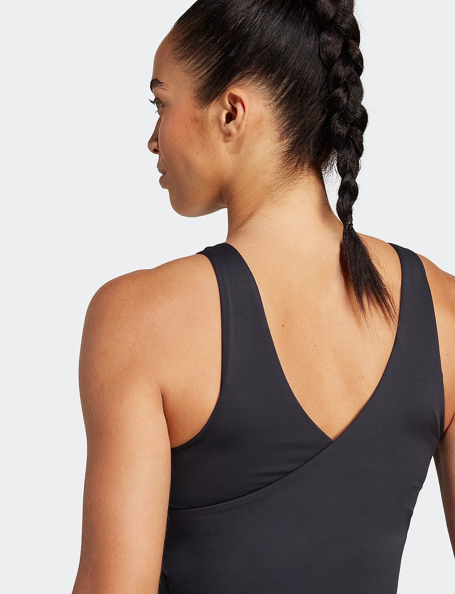 adidas Performance - YGA CR ESS TANK - tank tops - black - 3