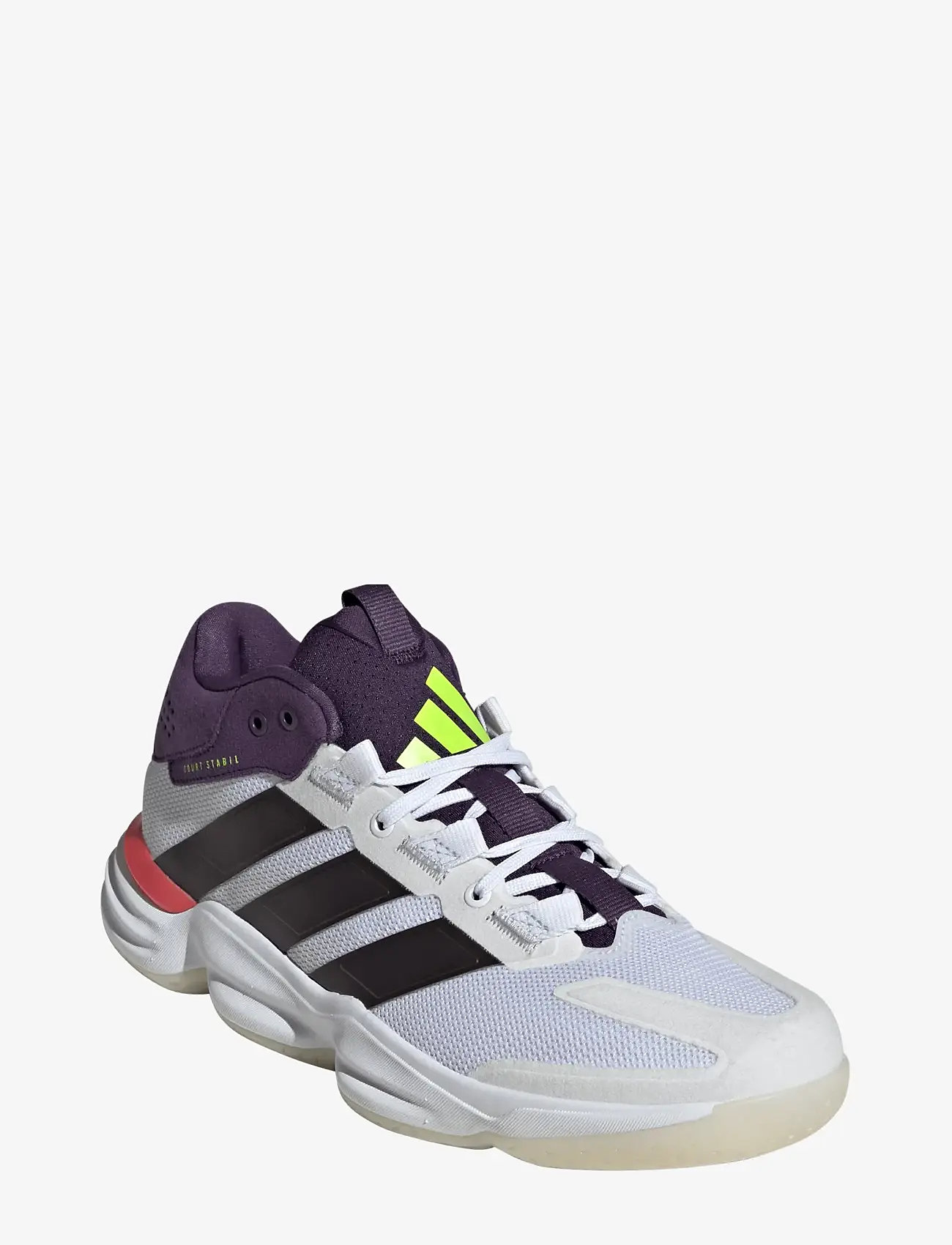 adidas Performance - Courtstabil M - za kostkę - ftwwht/aurmet/aurplu - 0
