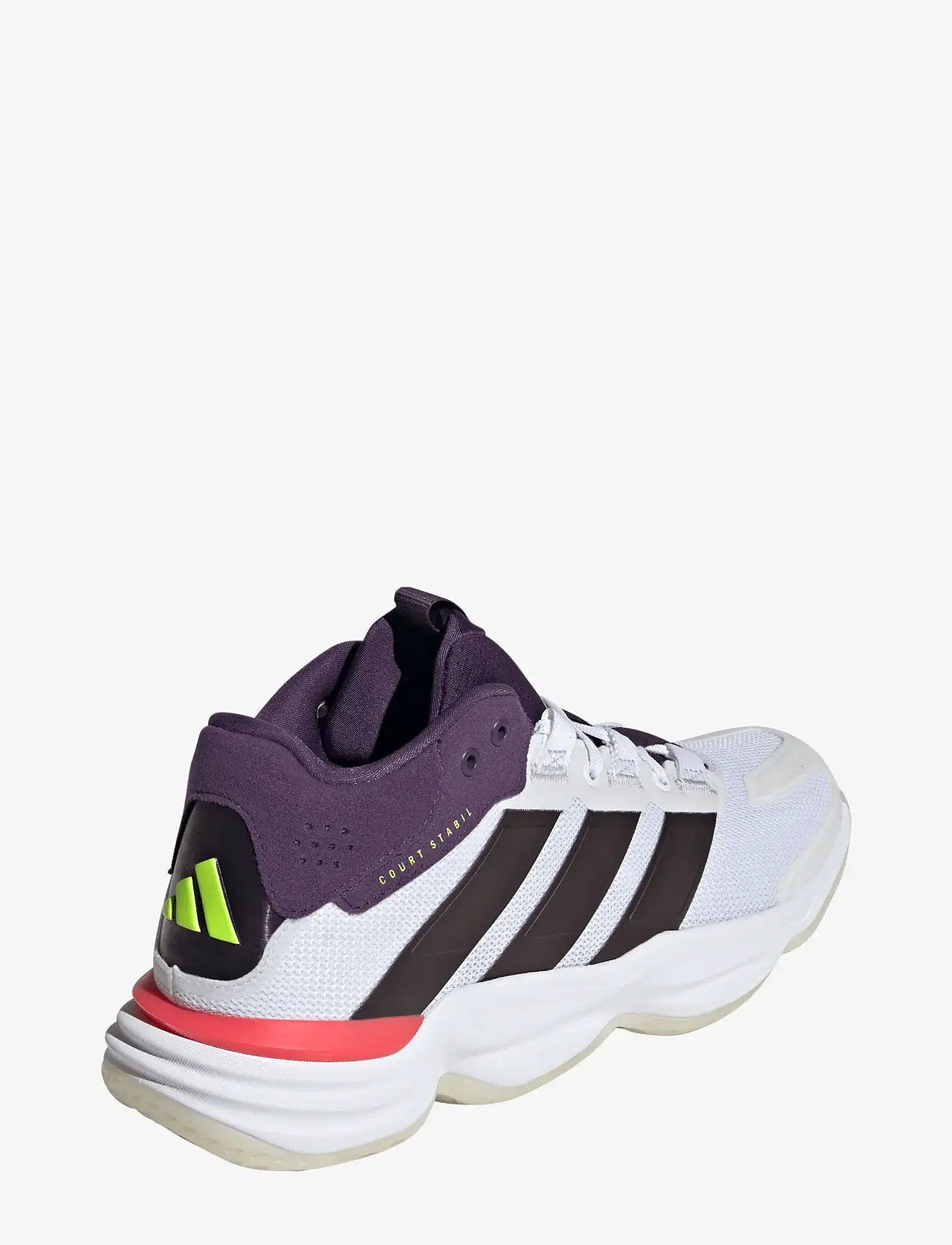 adidas Performance - Courtstabil M - za kostkę - ftwwht/aurmet/aurplu - 3