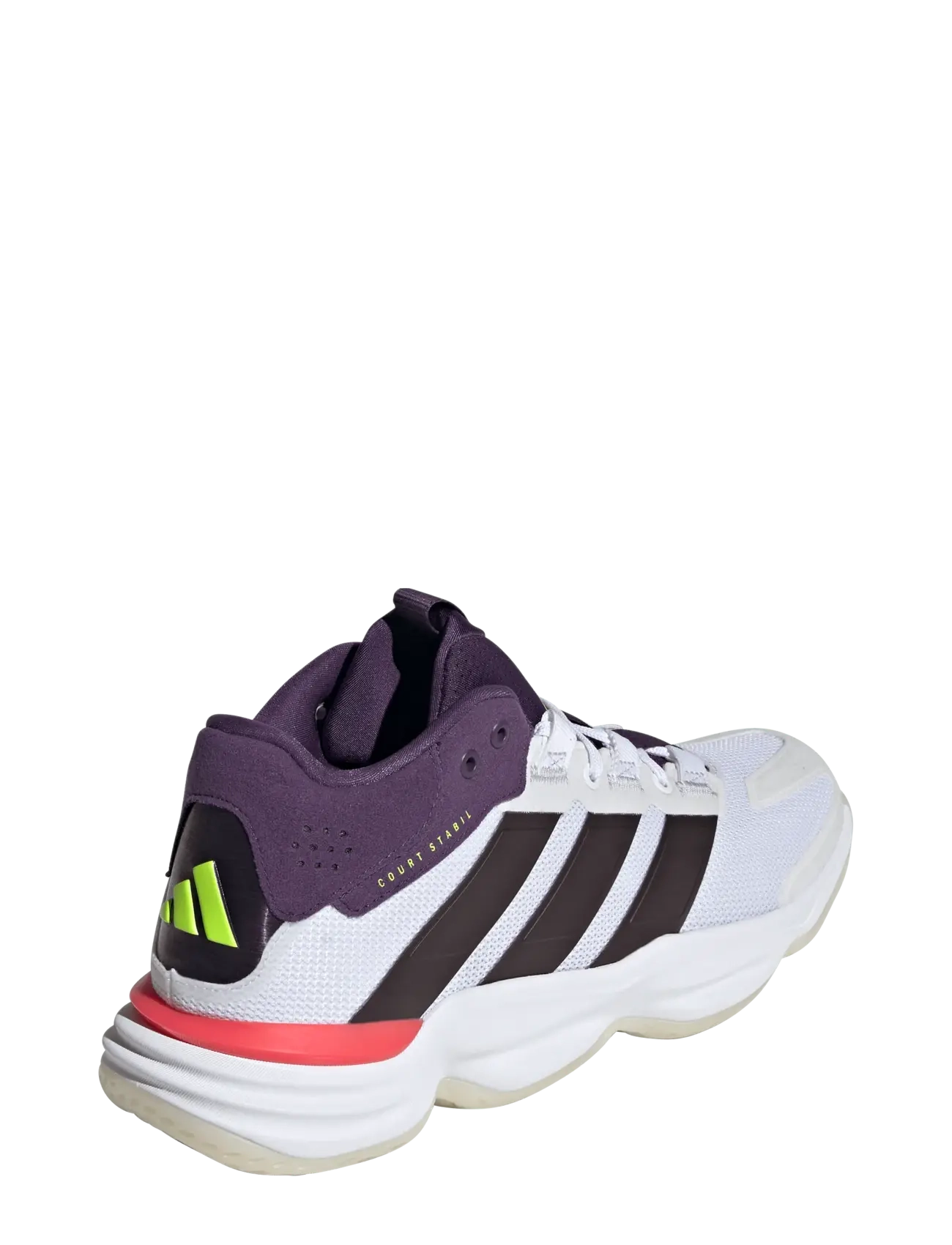 adidas Performance - Courtstabil M - indoor sports shoes - ftwwht/aurmet/aurplu - 3