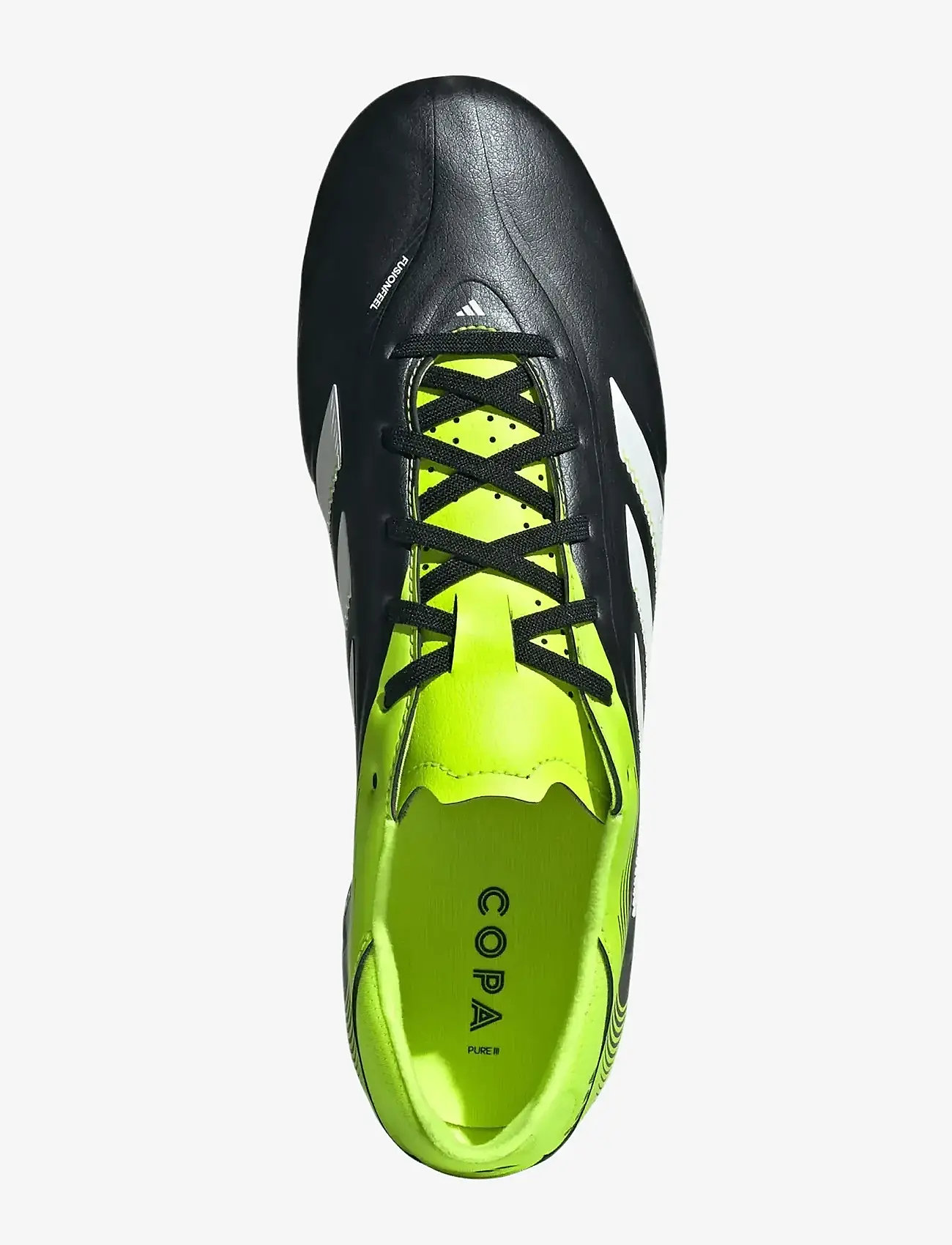 adidas Performance - COPA PURE III LEAGUE FG/MG - fotbollsskor - cblack/ftwwht/luclem - 4