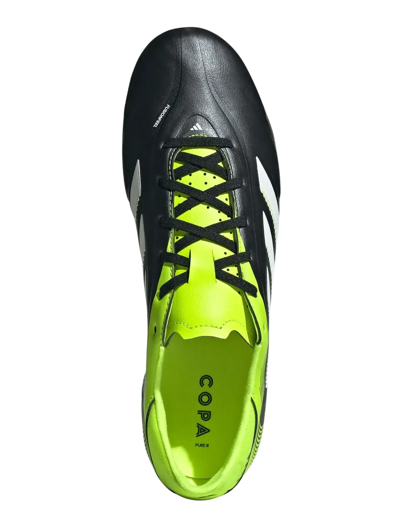 adidas Performance - COPA PURE III LEAGUE FG/MG - fußballstiefel - cblack/ftwwht/luclem - 4