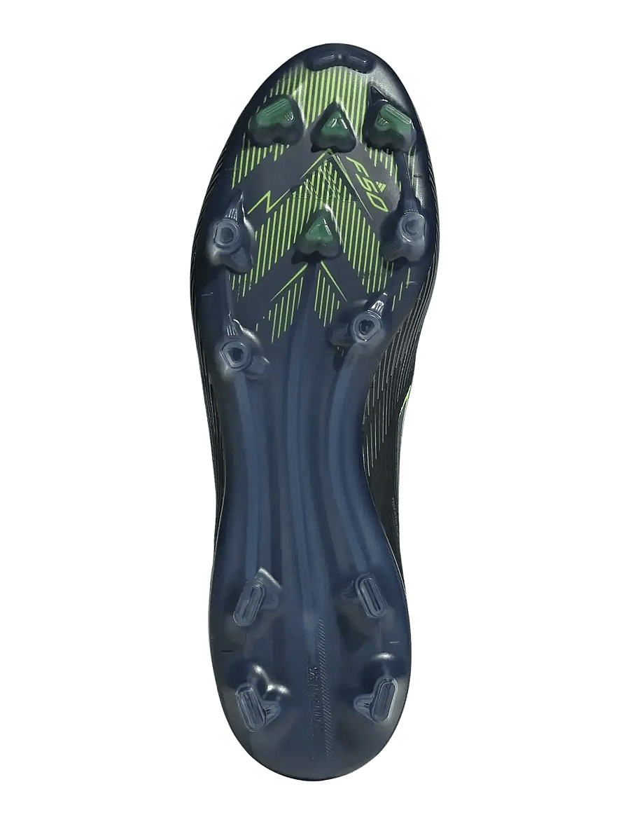 adidas Performance - F50 PRO FG - fótboltaskór - cblack/ironmt/luclem - 5