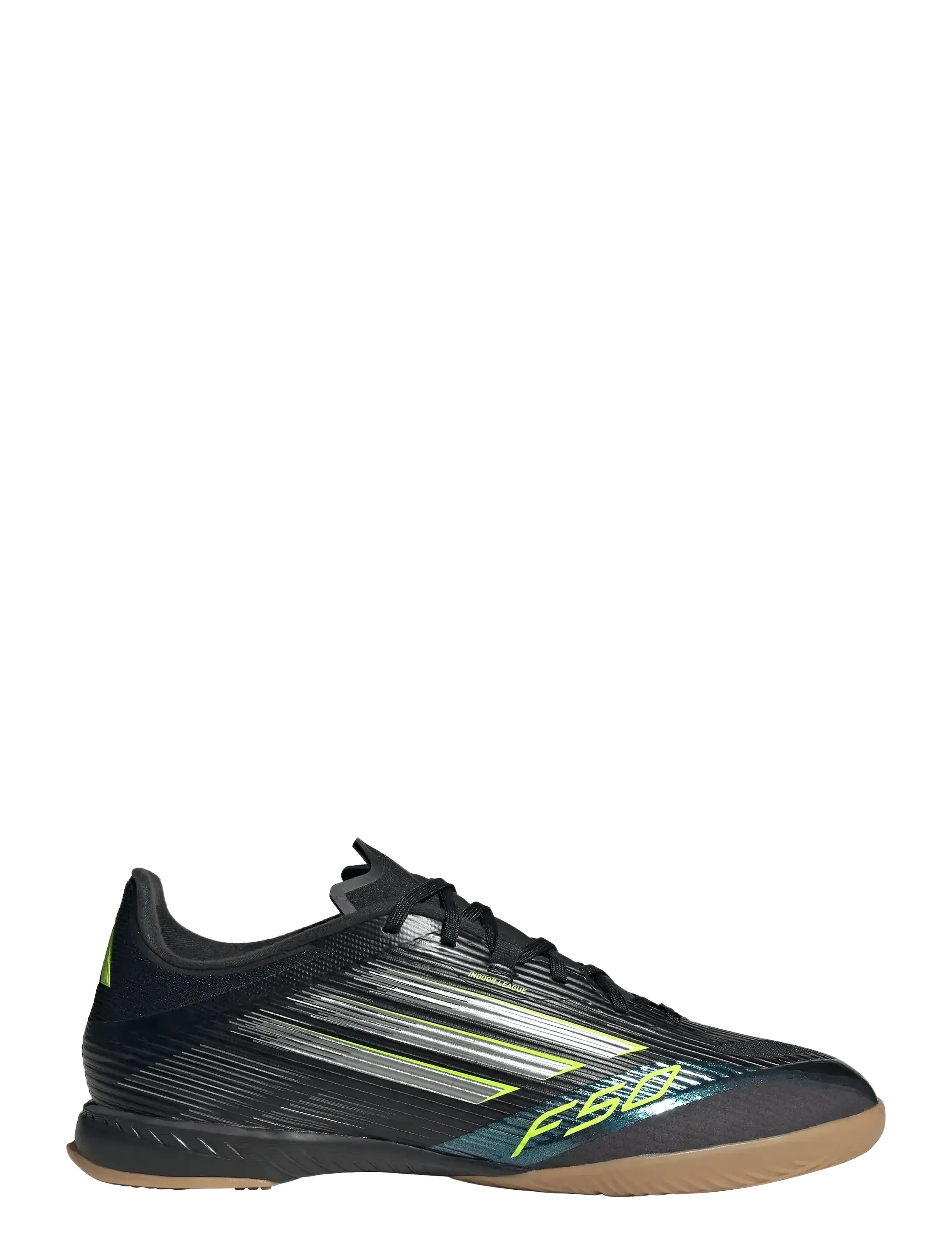 adidas Performance - F50 LEAGUE IN - indoor sports shoes - cblack/ironmt/luclem - 1