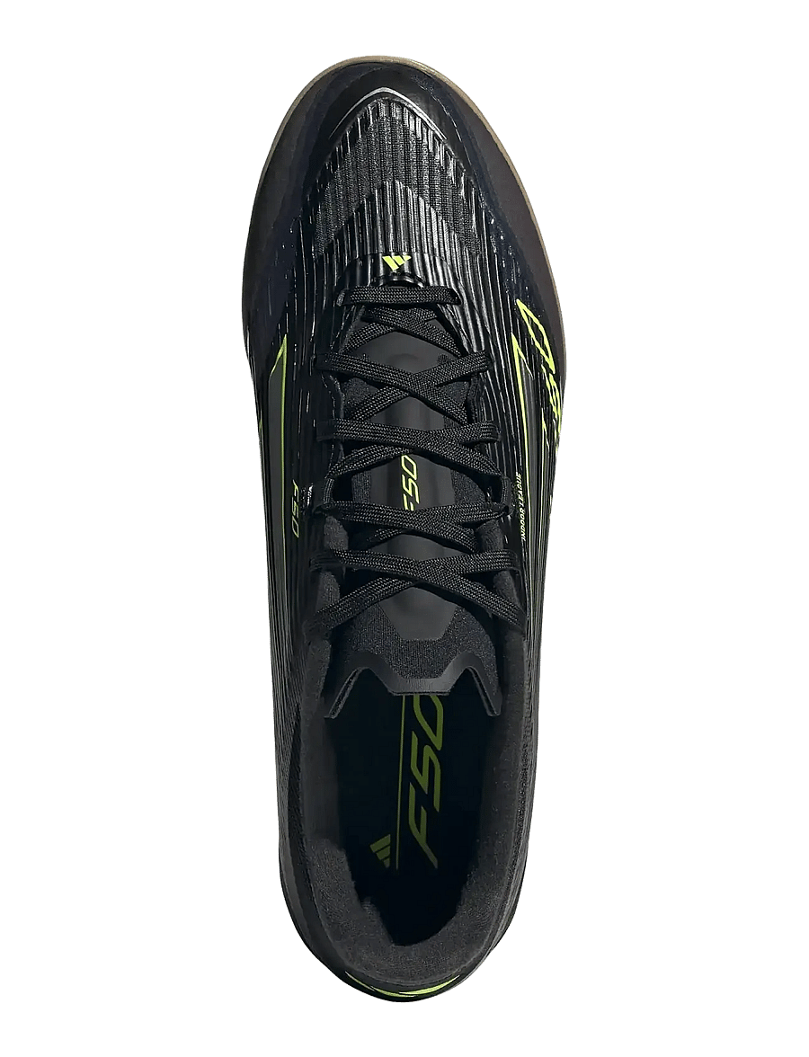 adidas Performance - F50 LEAGUE IN - inomhusskor - cblack/ironmt/luclem - 4