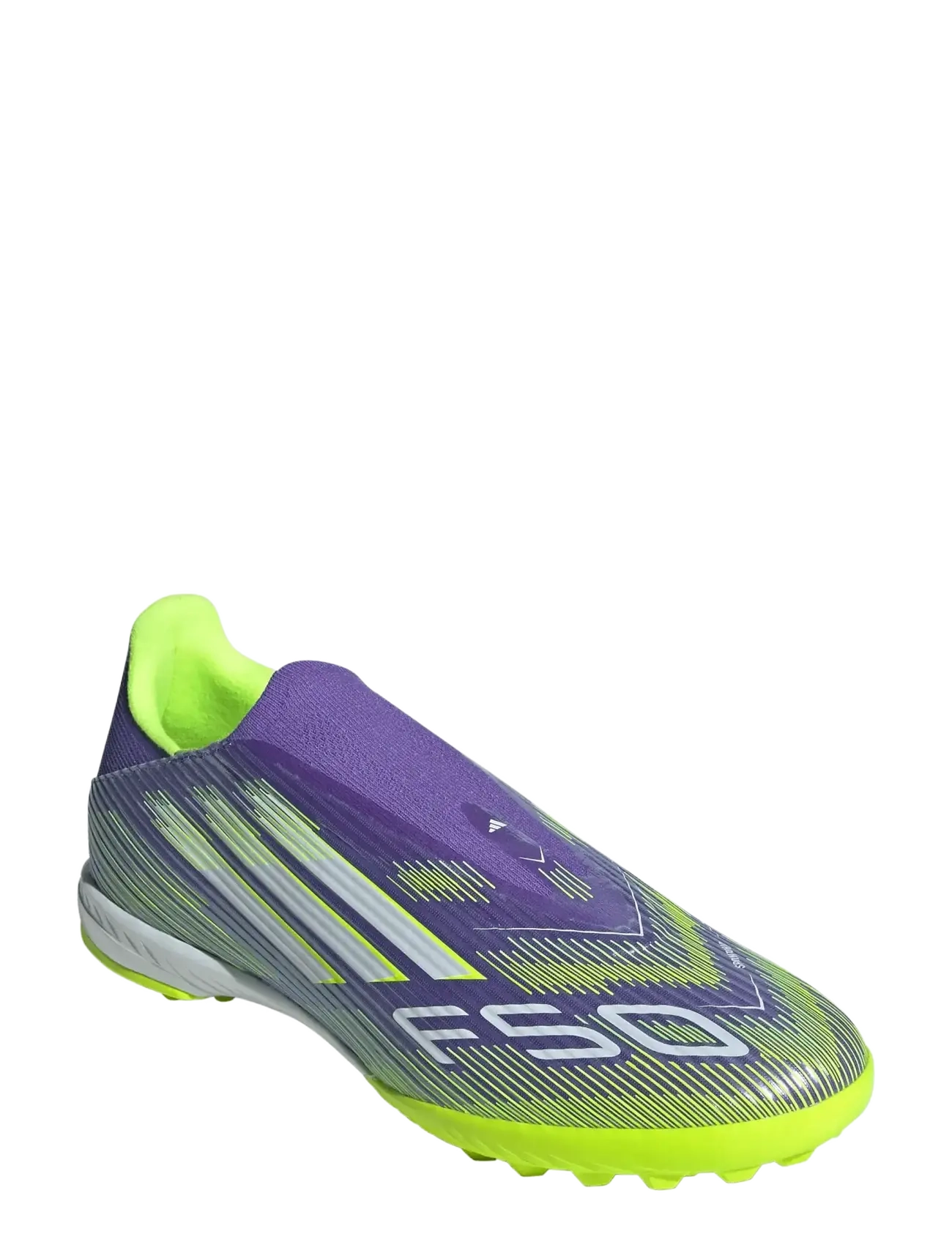 adidas Performance F50 LEAGUE LL TF - Fodboldstøvler - PURRUS/FTWWHT/LUCLEM / multi