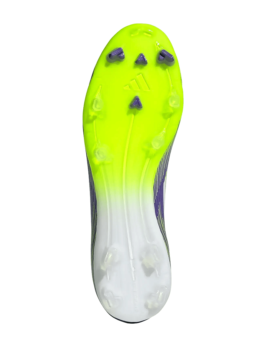 adidas Performance - F50 LEAGUE LL FG/MG - fodboldstøvler - purrus/ftwwht/luclem - 5