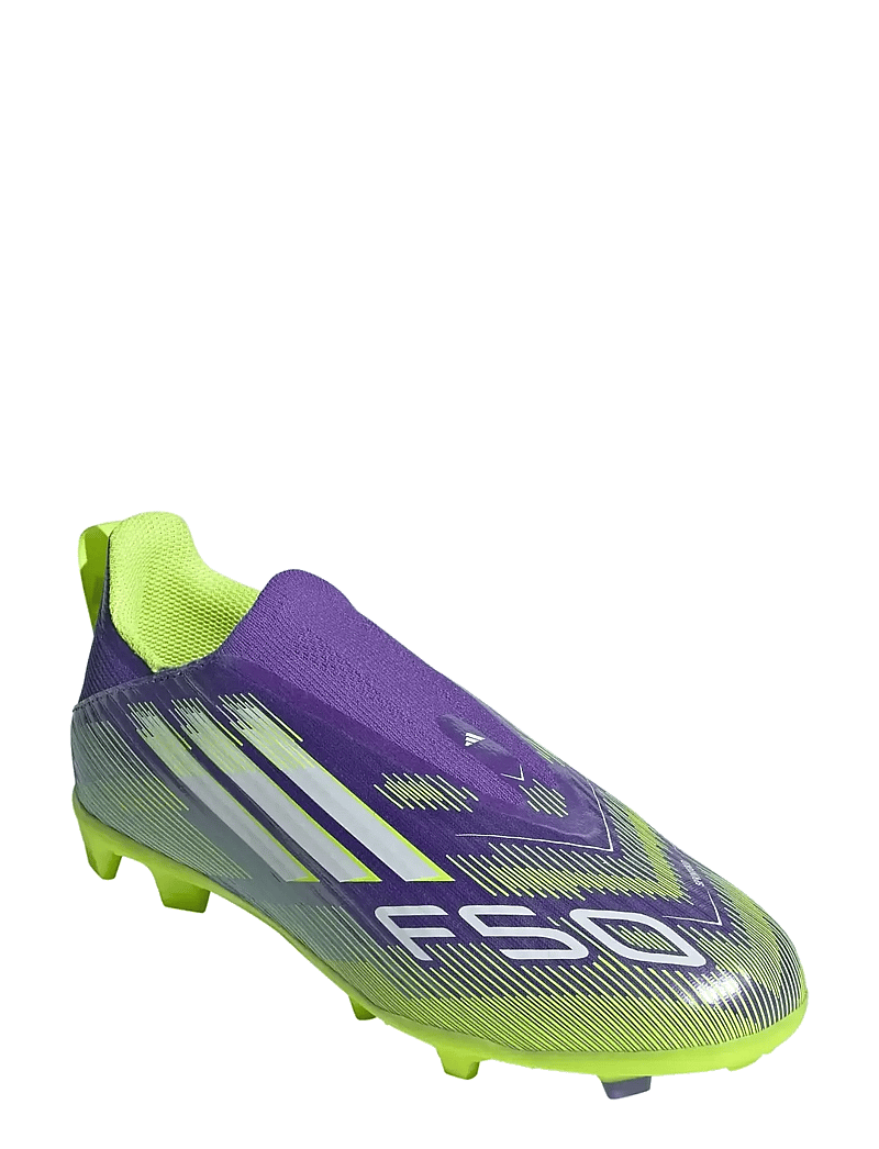 adidas Performance - F50 LEAGUE LL FG/MG J - fodboldstøvler - purrus/ftwwht/luclem - 0