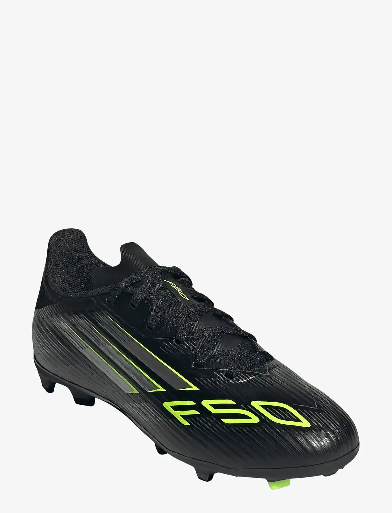 adidas Performance - F50 LEAGUE FG/MG J - fotbollsskor - cblack/ironmt/luclem - 0