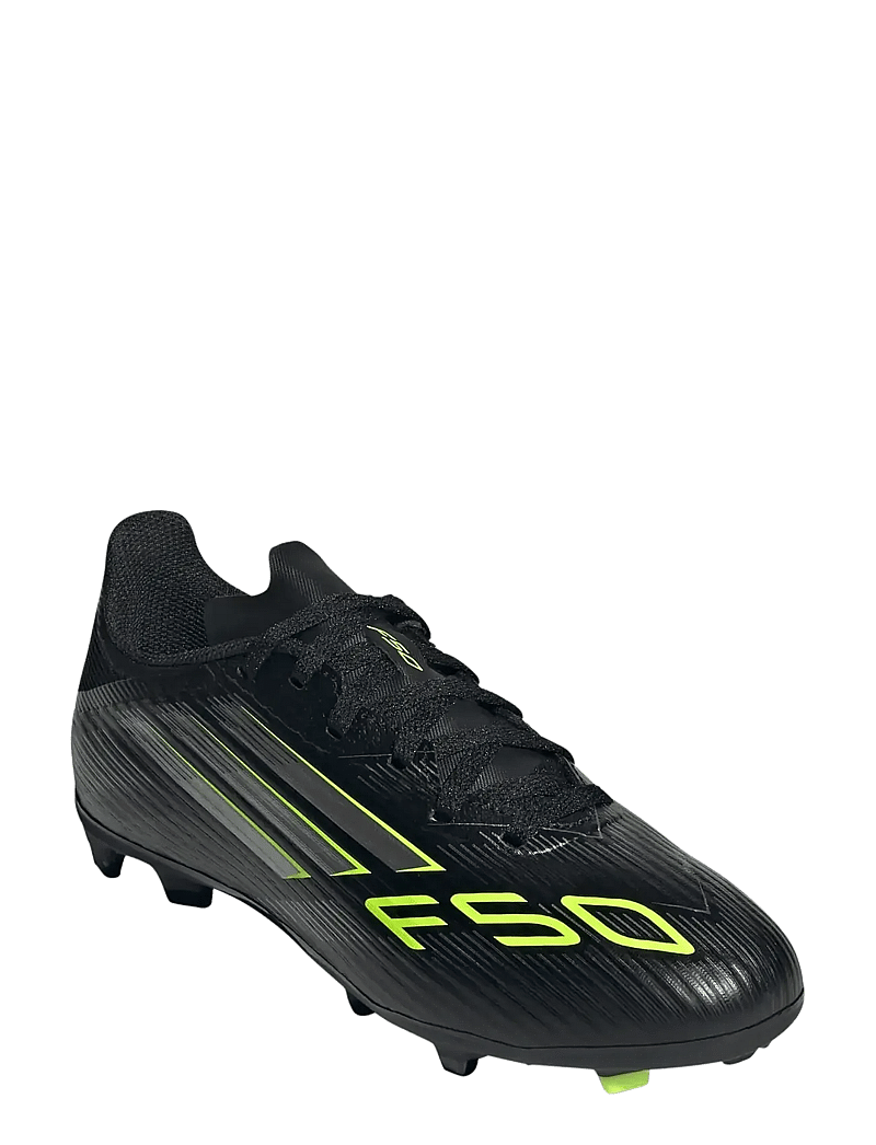 adidas Performance - F50 LEAGUE FG/MG J - futbola apavi - cblack/ironmt/luclem - 0