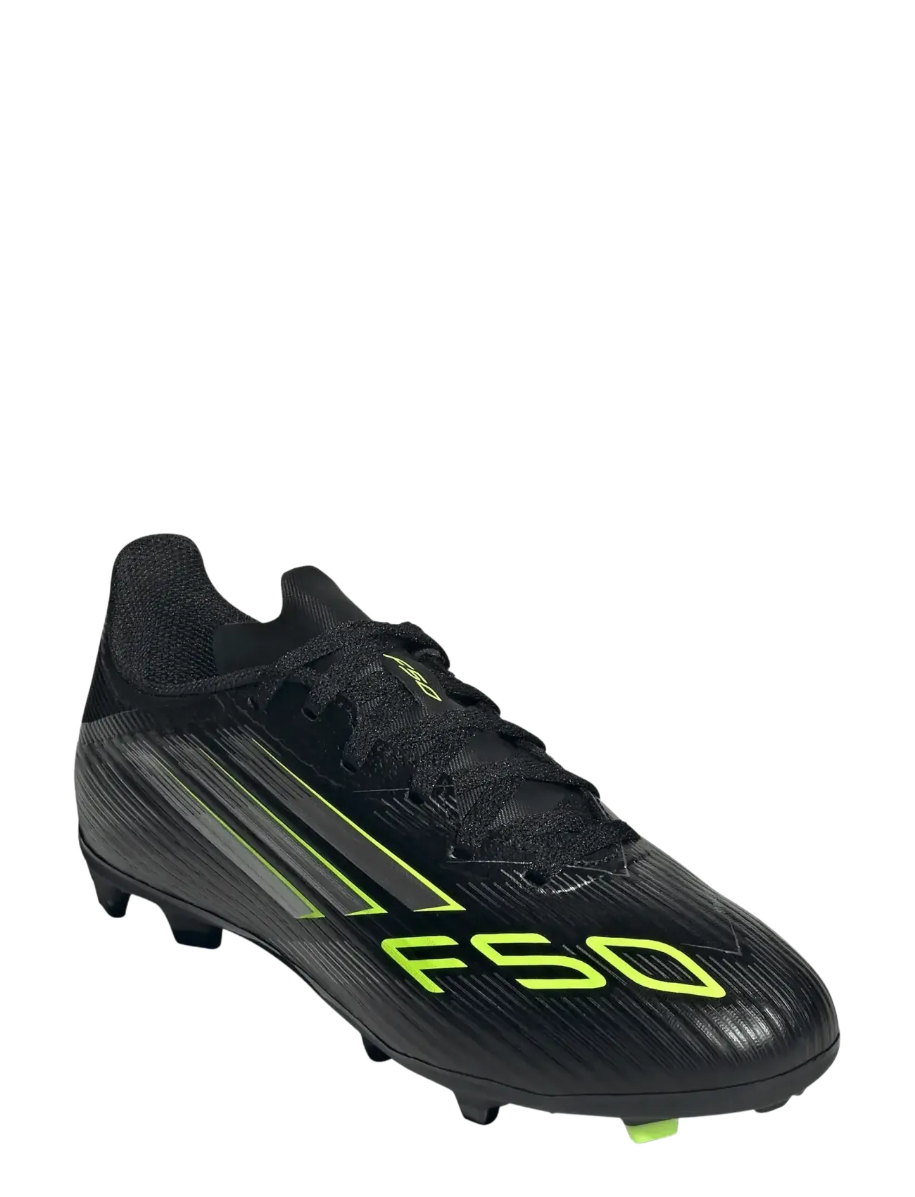adidas Performance - F50 LEAGUE FG/MG J - voetbalschoenen - cblack/ironmt/luclem - 0
