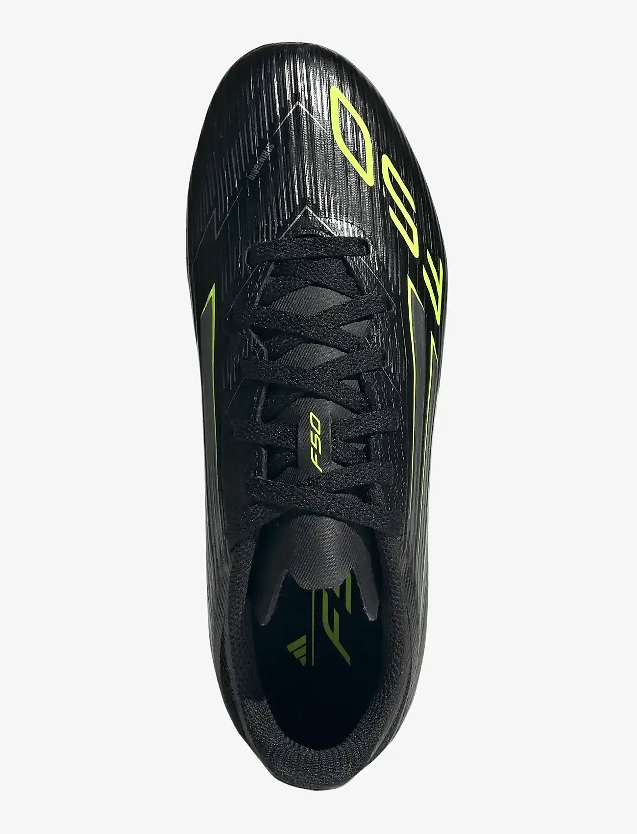 adidas Performance - F50 LEAGUE FG/MG J - fotbollsskor - cblack/ironmt/luclem - 4