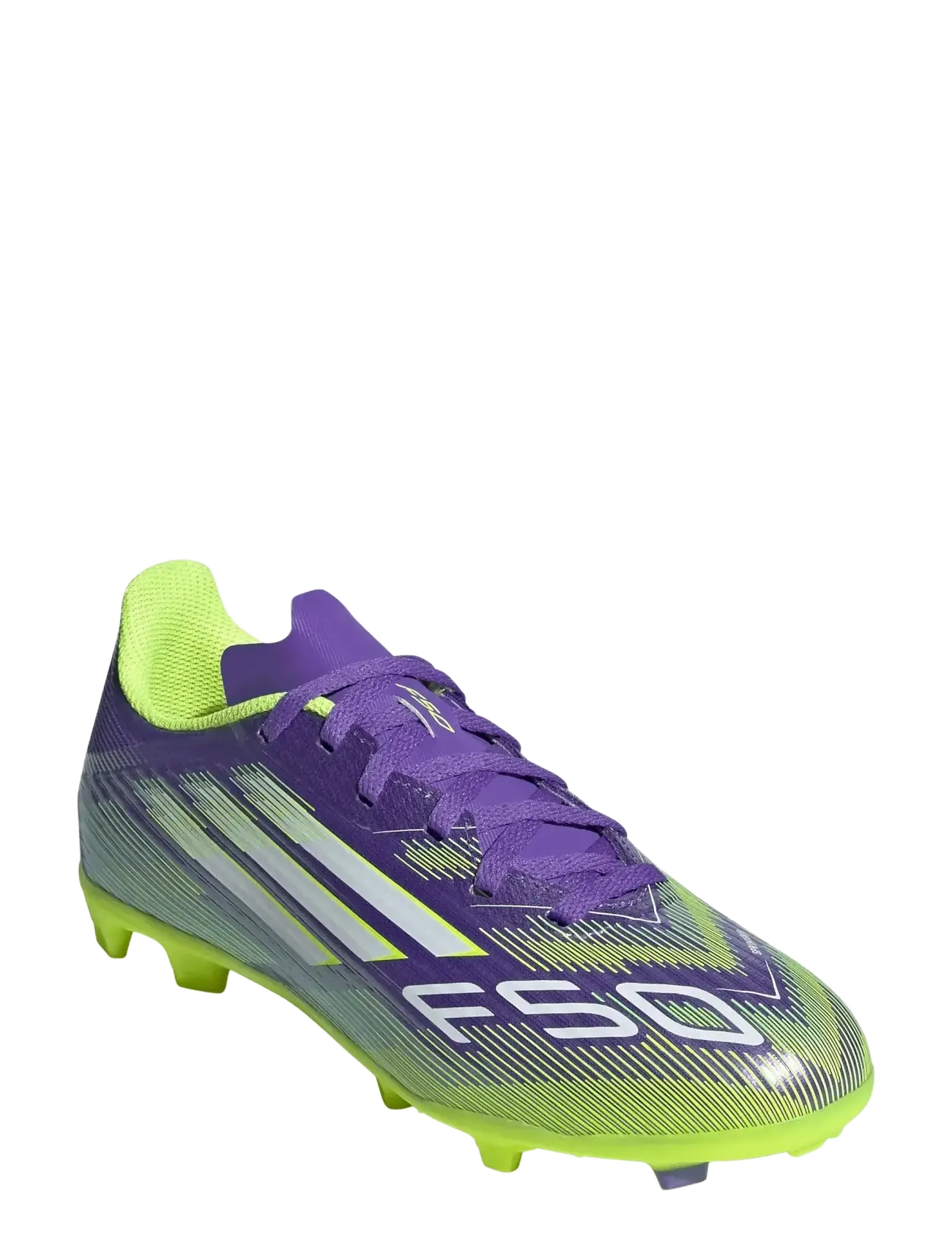 adidas Performance - F50 LEAGUE FG/MG J - fotbollsskor - purrus/ftwwht/luclem - 0