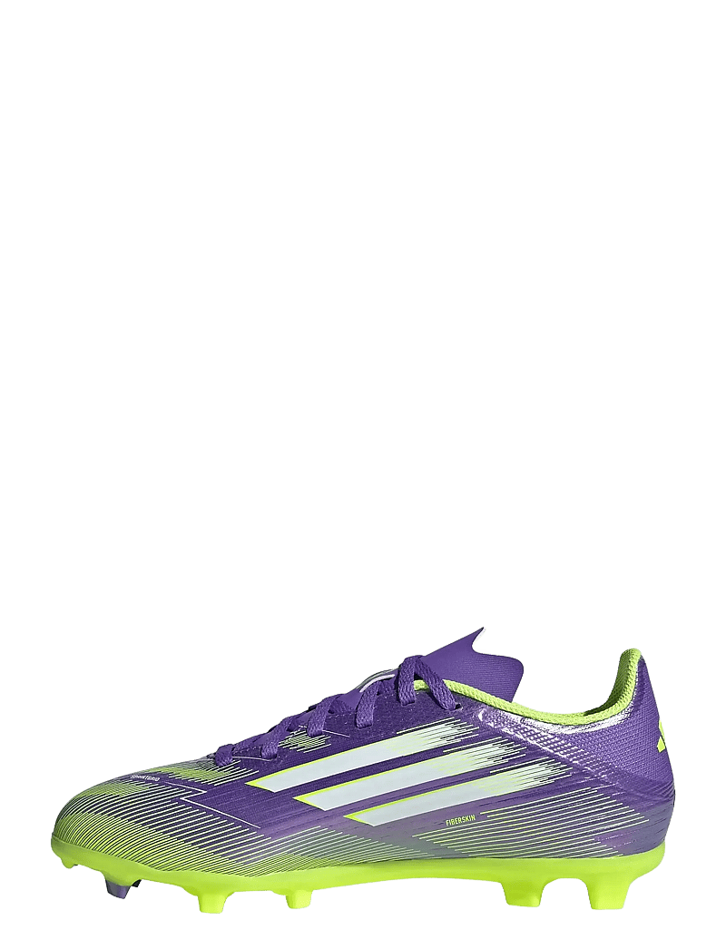 adidas Performance - F50 LEAGUE FG/MG J - futbola apavi - purrus/ftwwht/luclem - 2