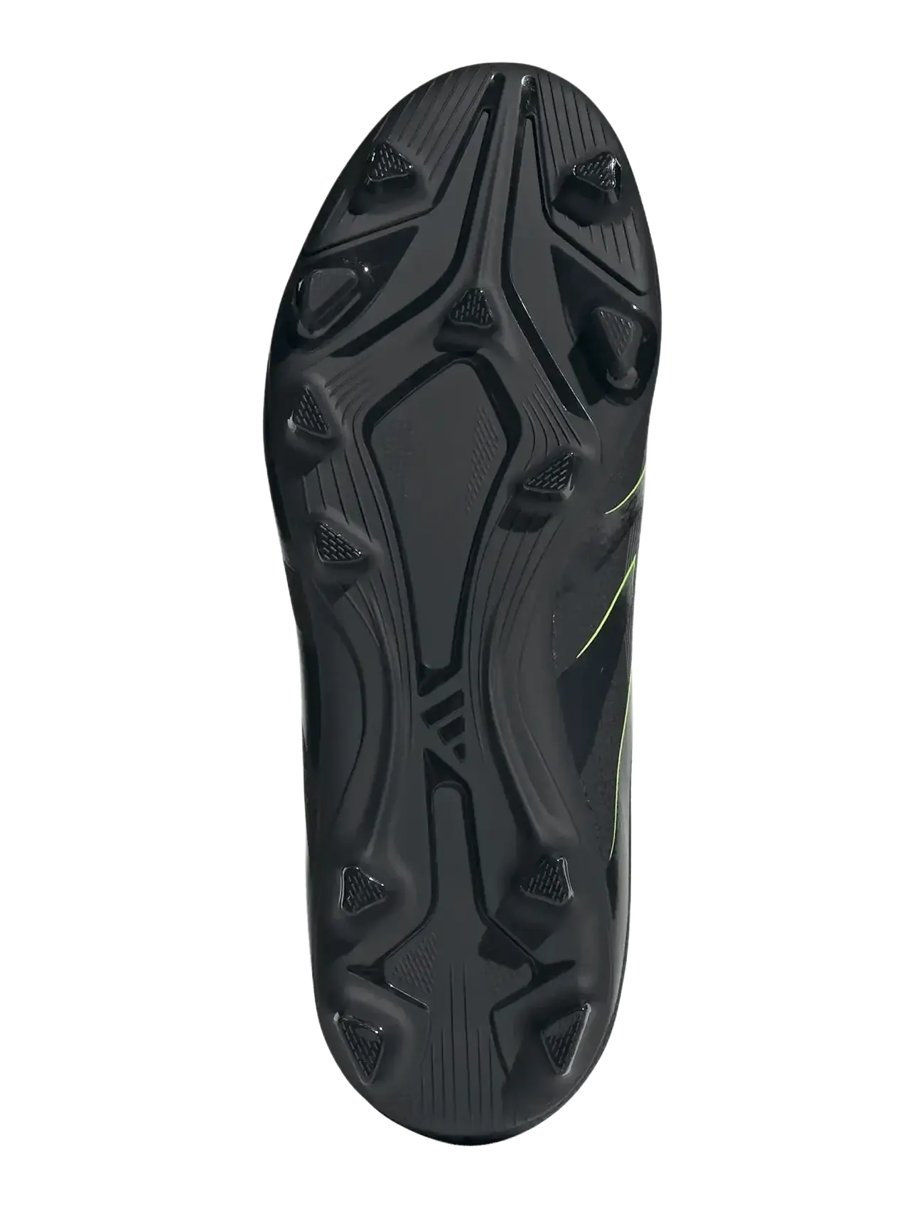 adidas Performance - PREDATOR CLUB FG/MG J - fotbollsskor - cblack/carbon/luclem - 5