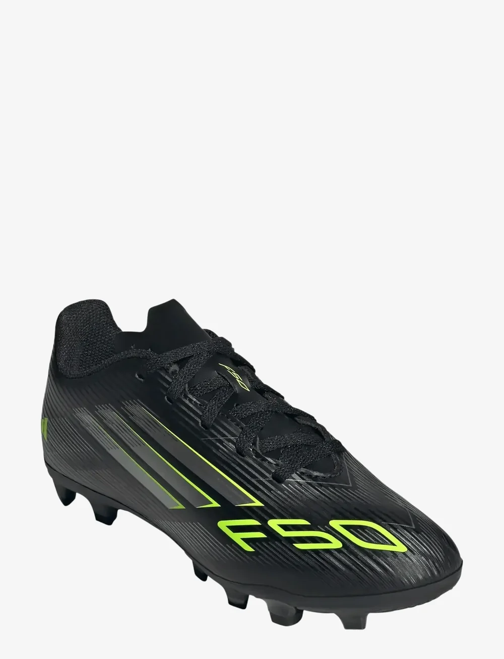 adidas Performance - F50 CLUB FG/MG J - voetbalschoenen - cblack/ironmt/luclem - 0