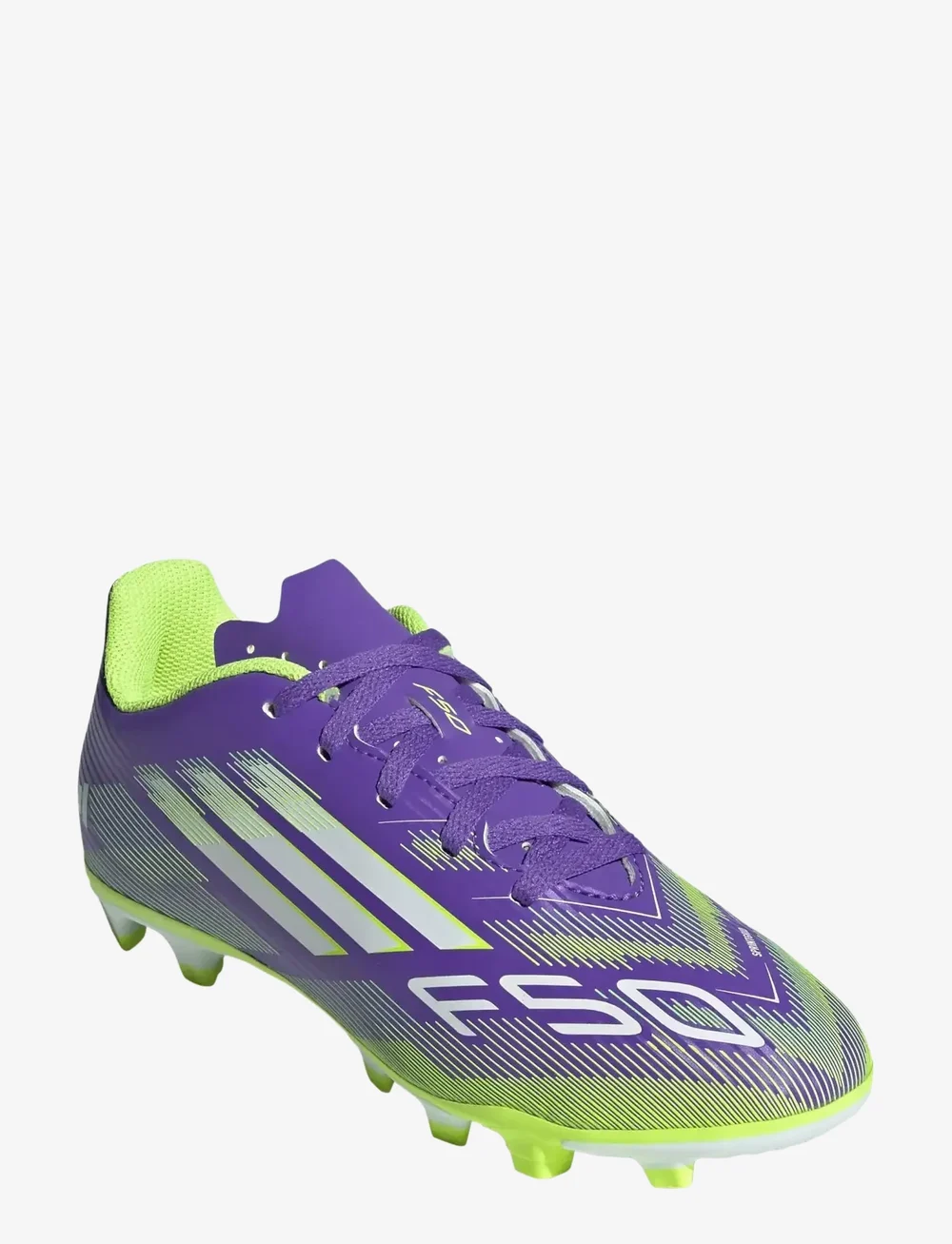 adidas Performance - F50 CLUB FG/MG J - fodboldstøvler - purrus/ftwwht/luclem - 0