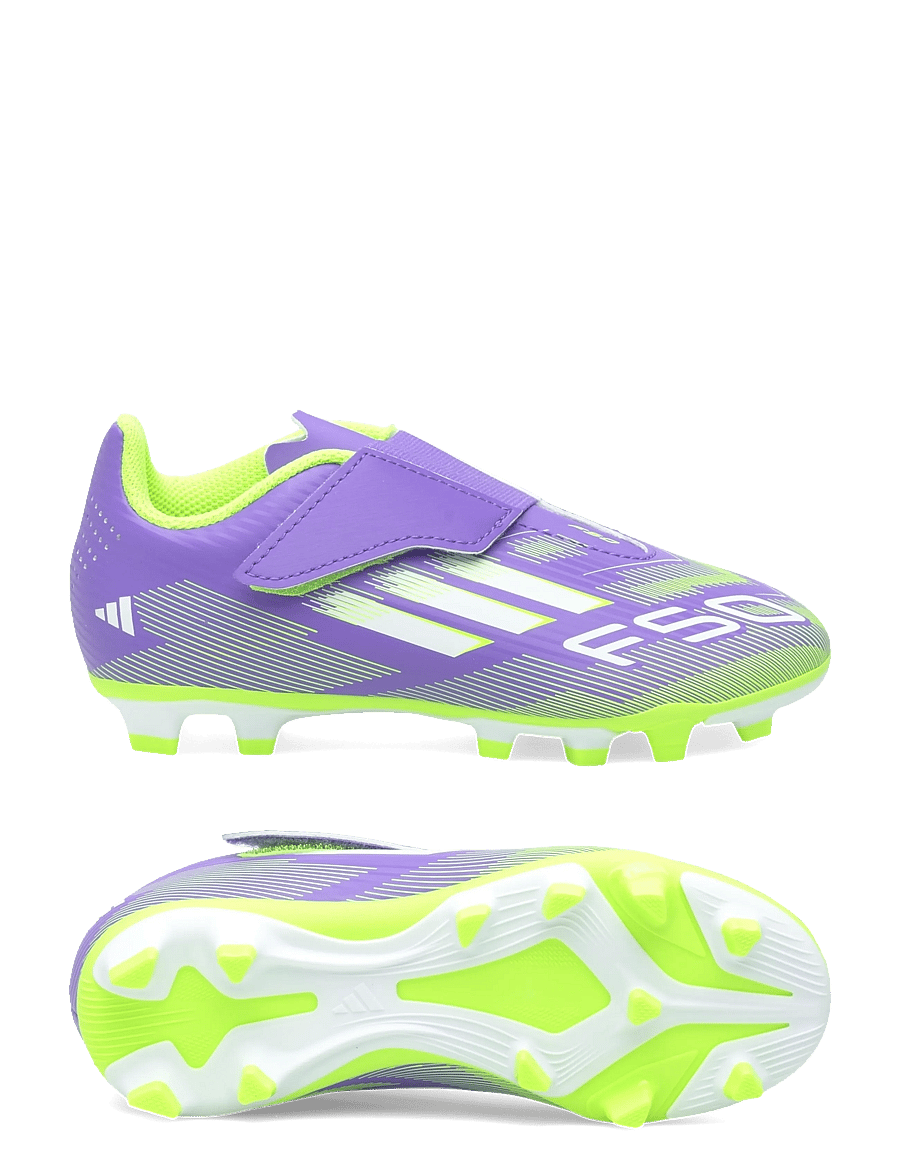 adidas Performance - F50 CLUB VEL FG/MG J - purrus/ftwwht/luclem - 0
