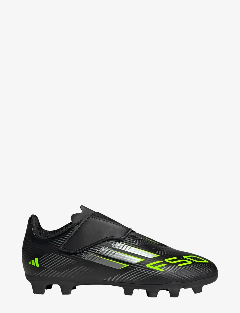 adidas Performance - F50 CLUB VEL FG/MG J - fotbollsskor - cblack/ironmt/luclem - 1