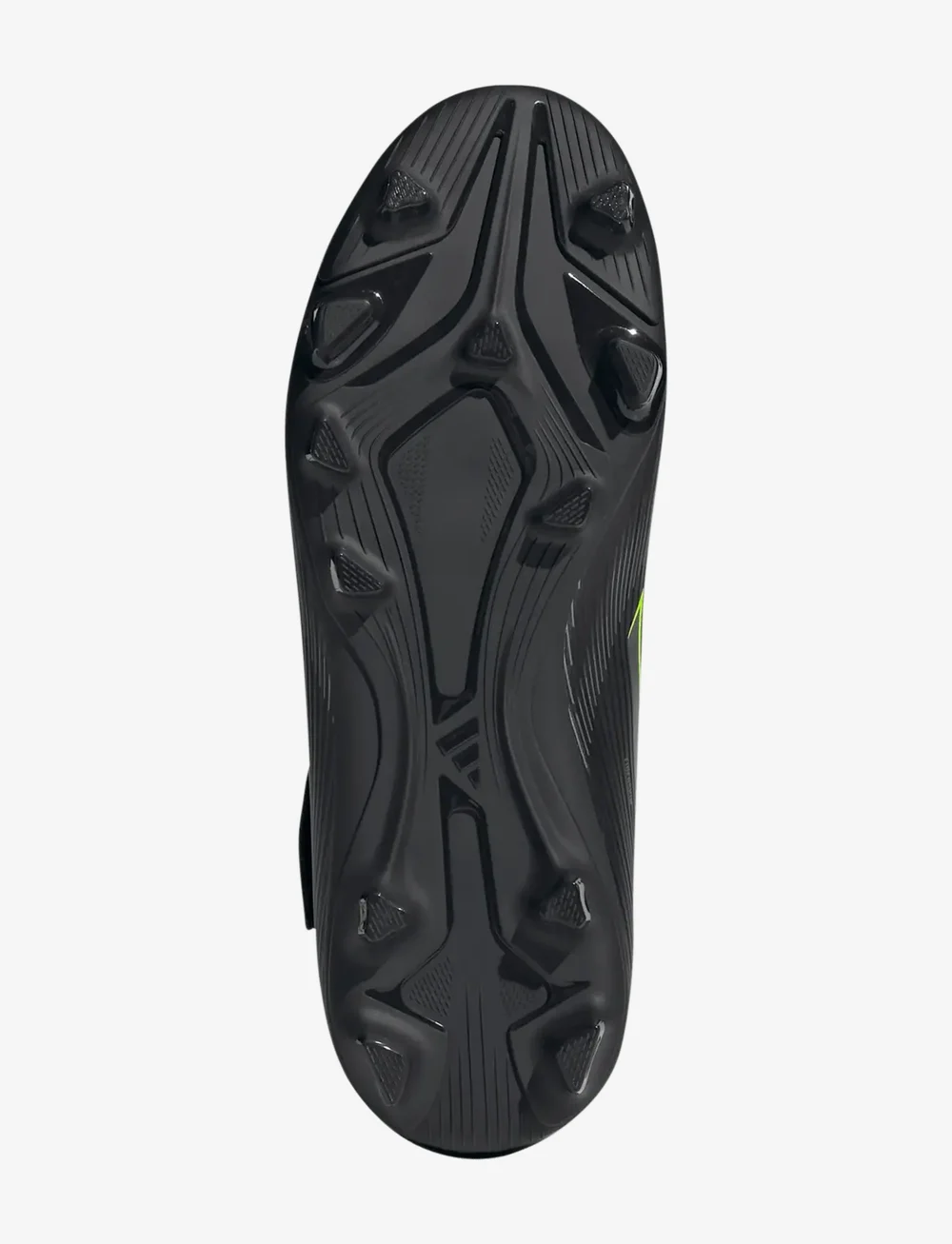 adidas Performance - F50 CLUB VEL FG/MG J - fotbollsskor - cblack/ironmt/luclem - 5