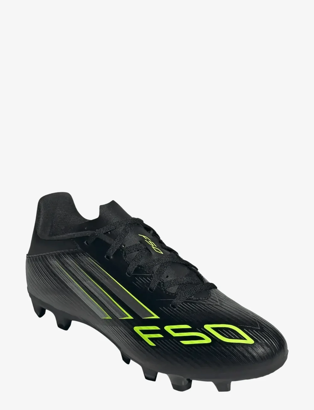 adidas Performance - F50 CLUB FG/MG - jalgpalli puutsad - cblack/ironmt/luclem - 0