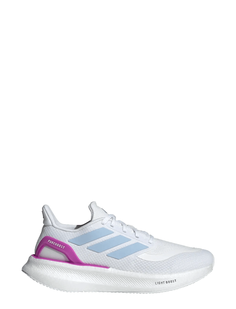 adidas Performance - PUREBOOST 5 W - løbesko - ftwwht/globlu/purbur - 1