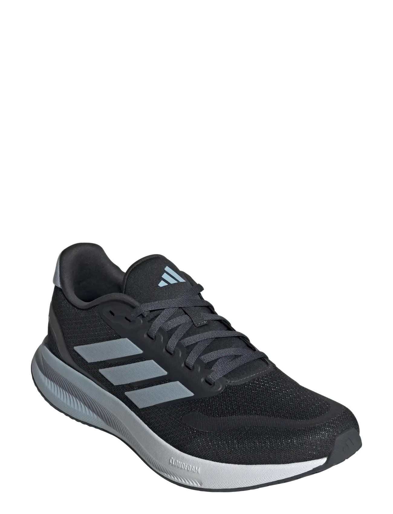 adidas Performance RUNFALCON 5 - Laufschuhe - CARBON/WONBLU/FTWWHT / black