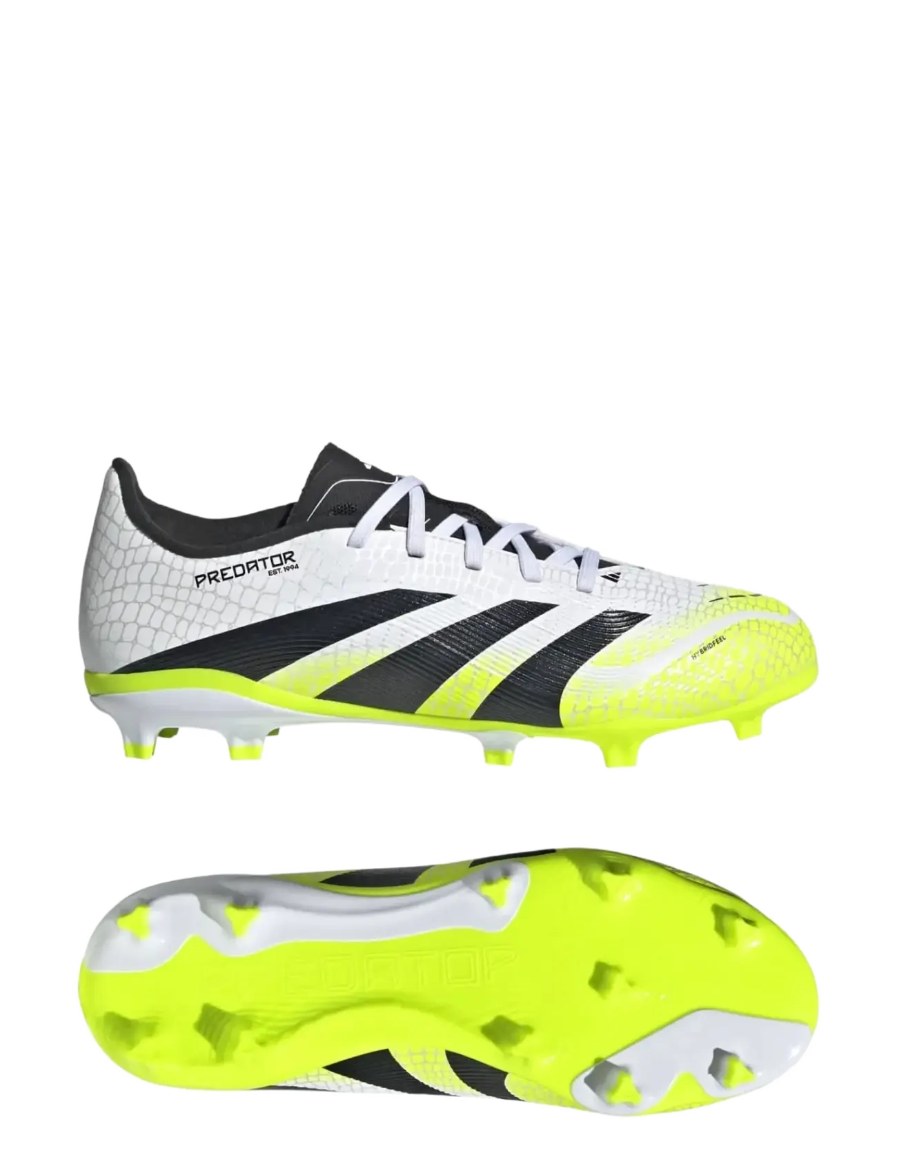 adidas Performance PREDATOR LEAGUE FG/MG J - Inspiration - FTWWHT/CBLACK/LUCLEM / multi