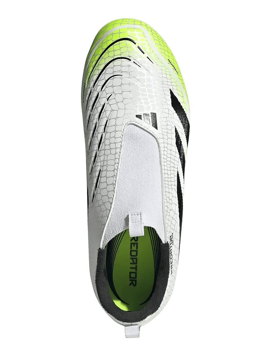 adidas Performance - PREDATOR LEAGUE LL FG/MG J - fotbollsskor - ftwwht/cblack/luclem - 4