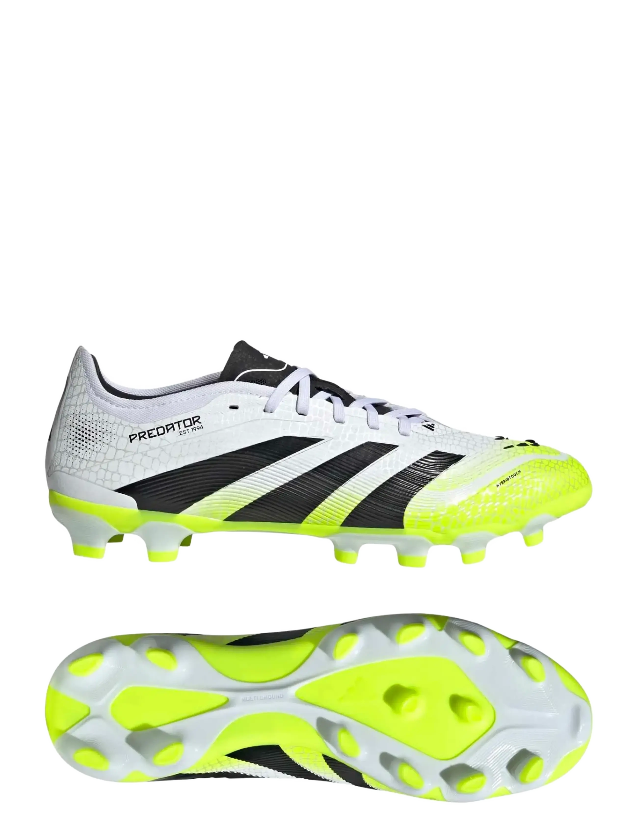 adidas Performance PREDATOR PRO MG - Fodboldstøvler - FTWWHT/CBLACK/LUCLEM / multi