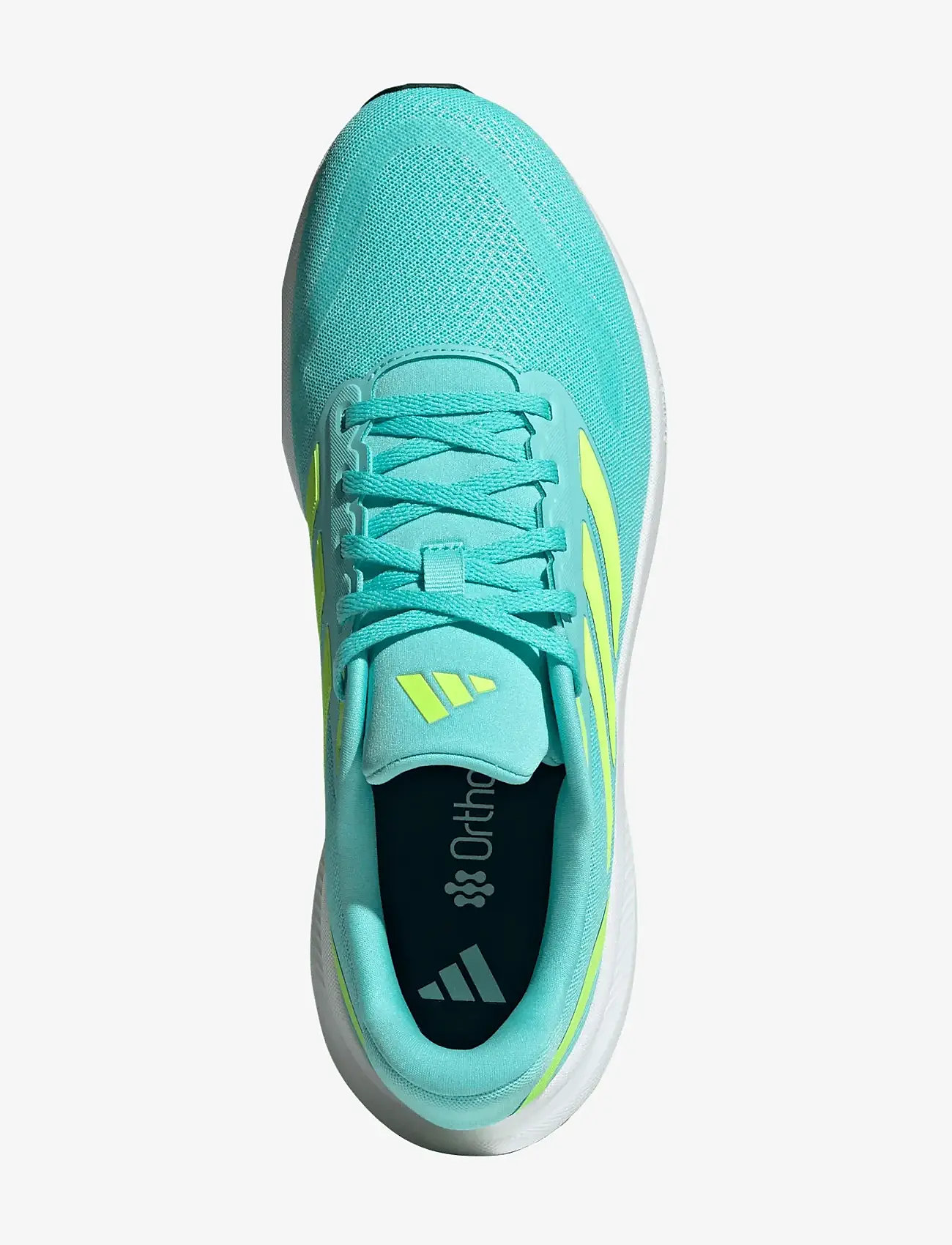 adidas Performance - RUNFALCON 5 - løbesko - flaaqu/luclem/cblack - 4