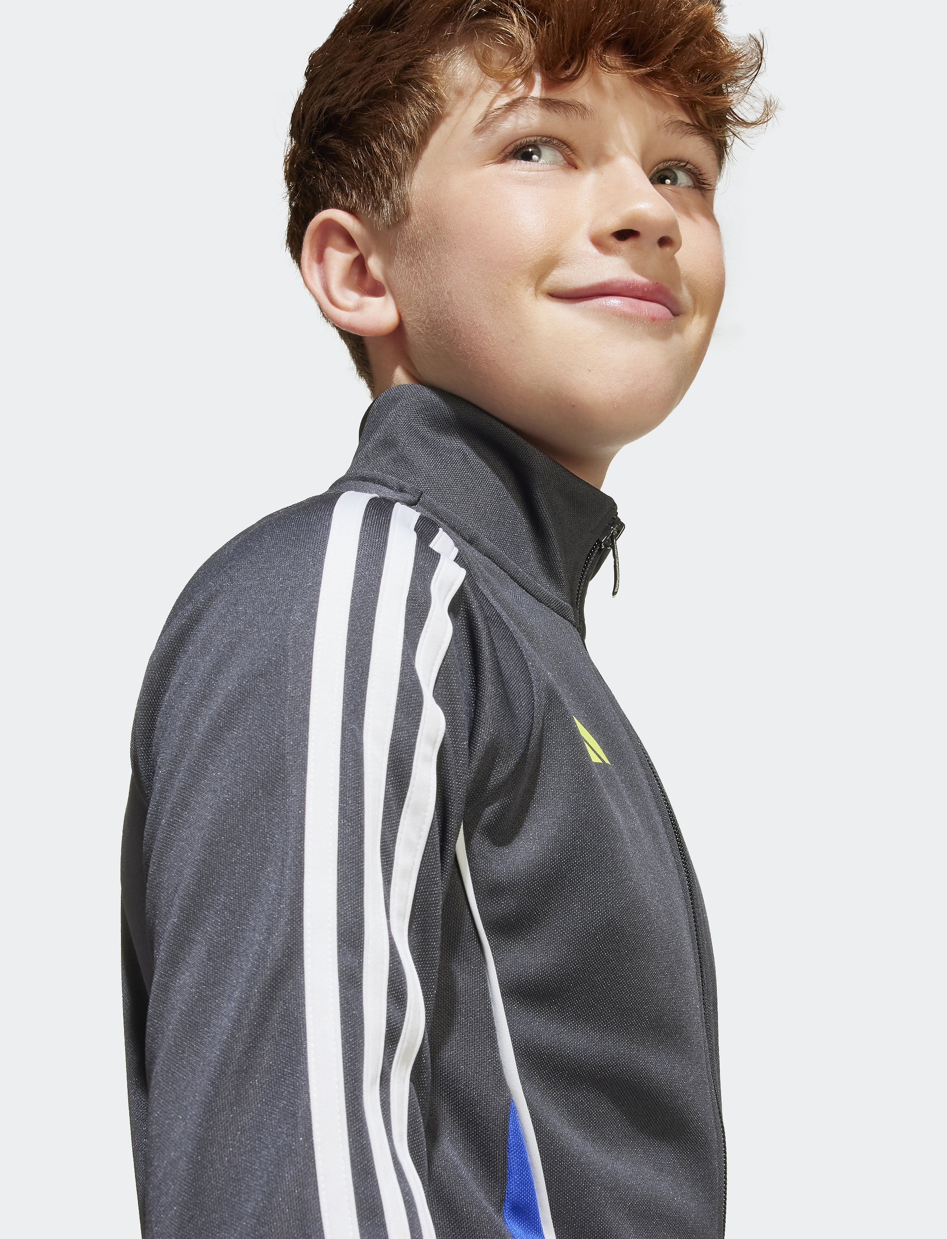 adidas Performance - MESSI JKT Y - sweatshirts & hættetrøjer - carbon - 5