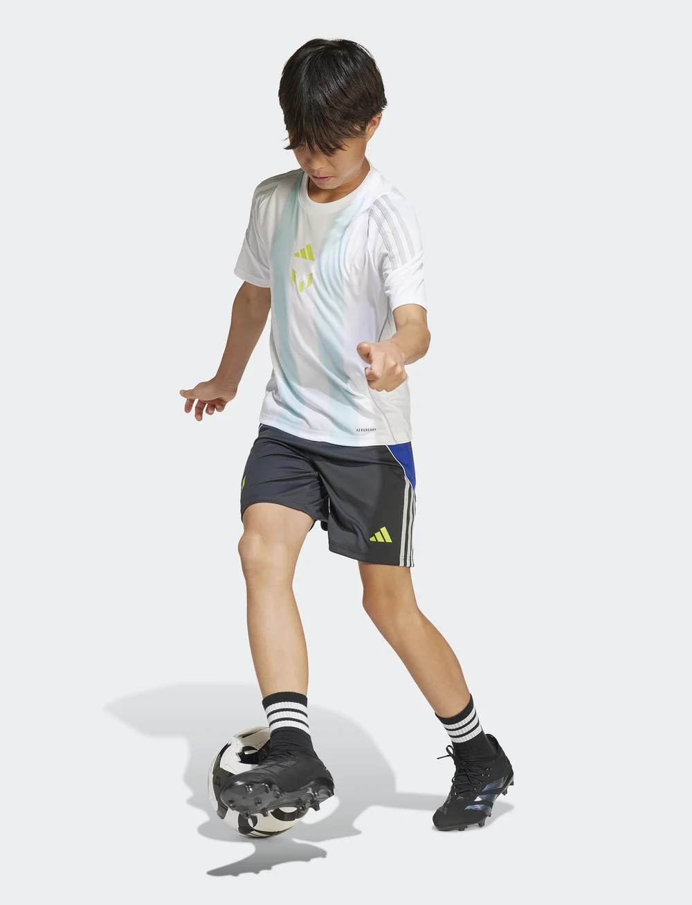 adidas Performance - MESSI TR JSY Y - sportoberteile - white/almblu - 5