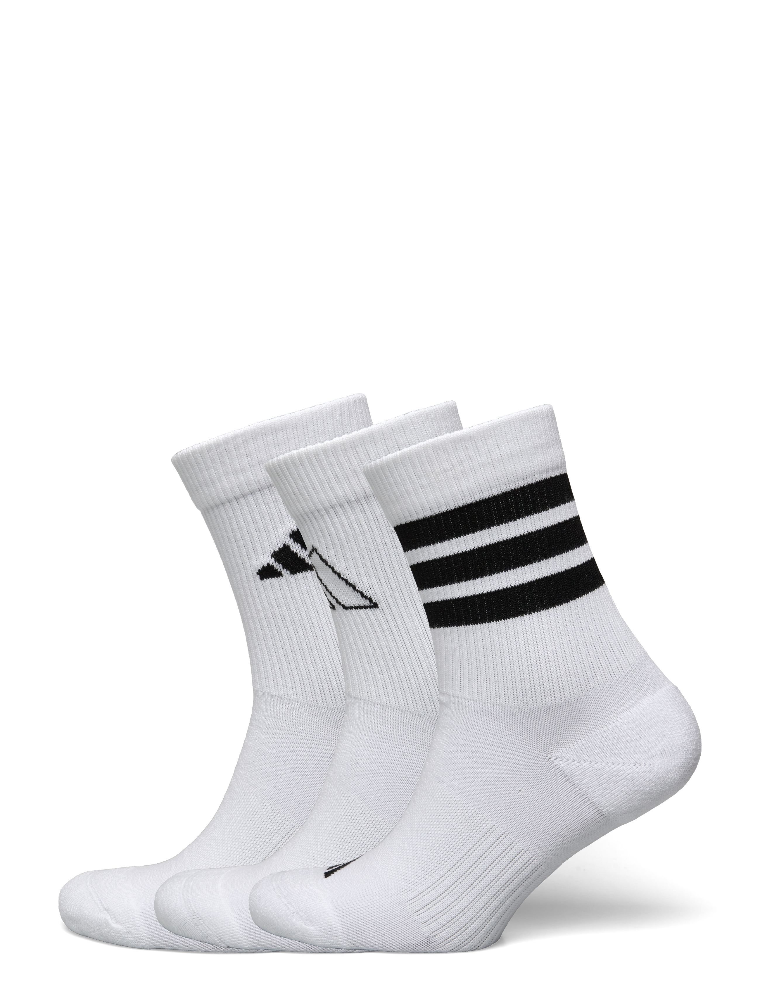 adidas Performance Logo Pack 3Pp, Mænd, Crew Sokker 3-Pak, Hvid, Str: 34-36