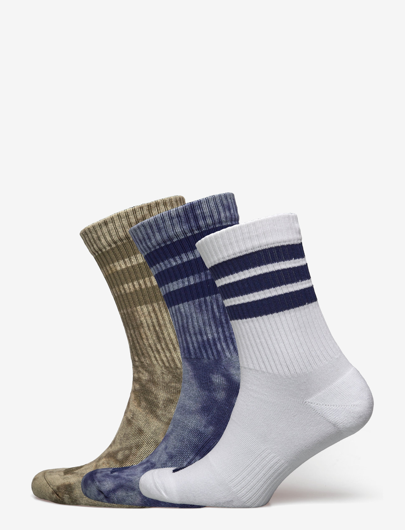 adidas Performance - 3S C CRW WSH 3P - sportsocken - royblu/olistr/white - 0